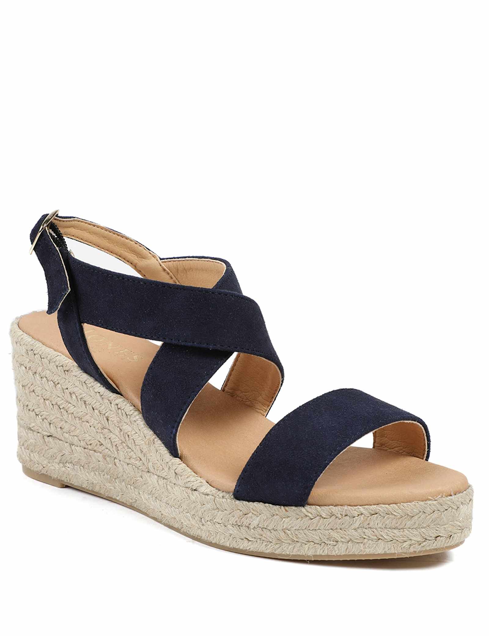Suede Wedge Espadrilles - image 4