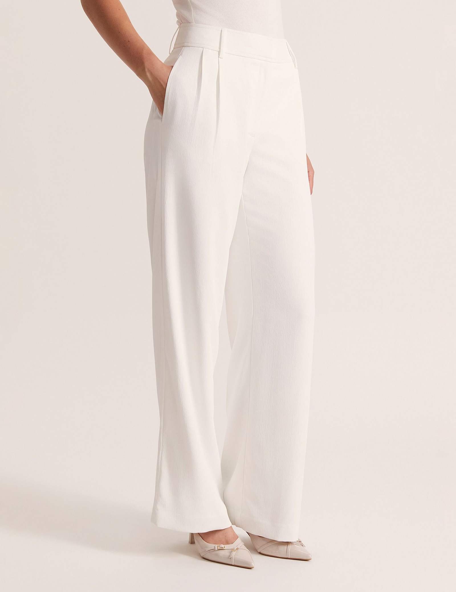 Tailored Wide Leg Trousers - image 5