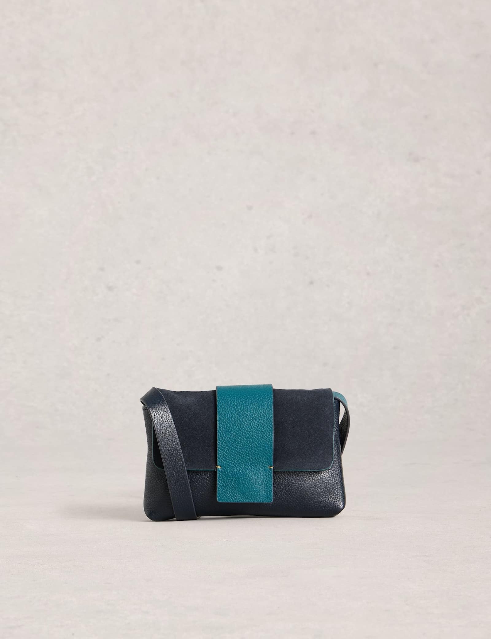 Leather Metallic Shoulder Bag - image 2