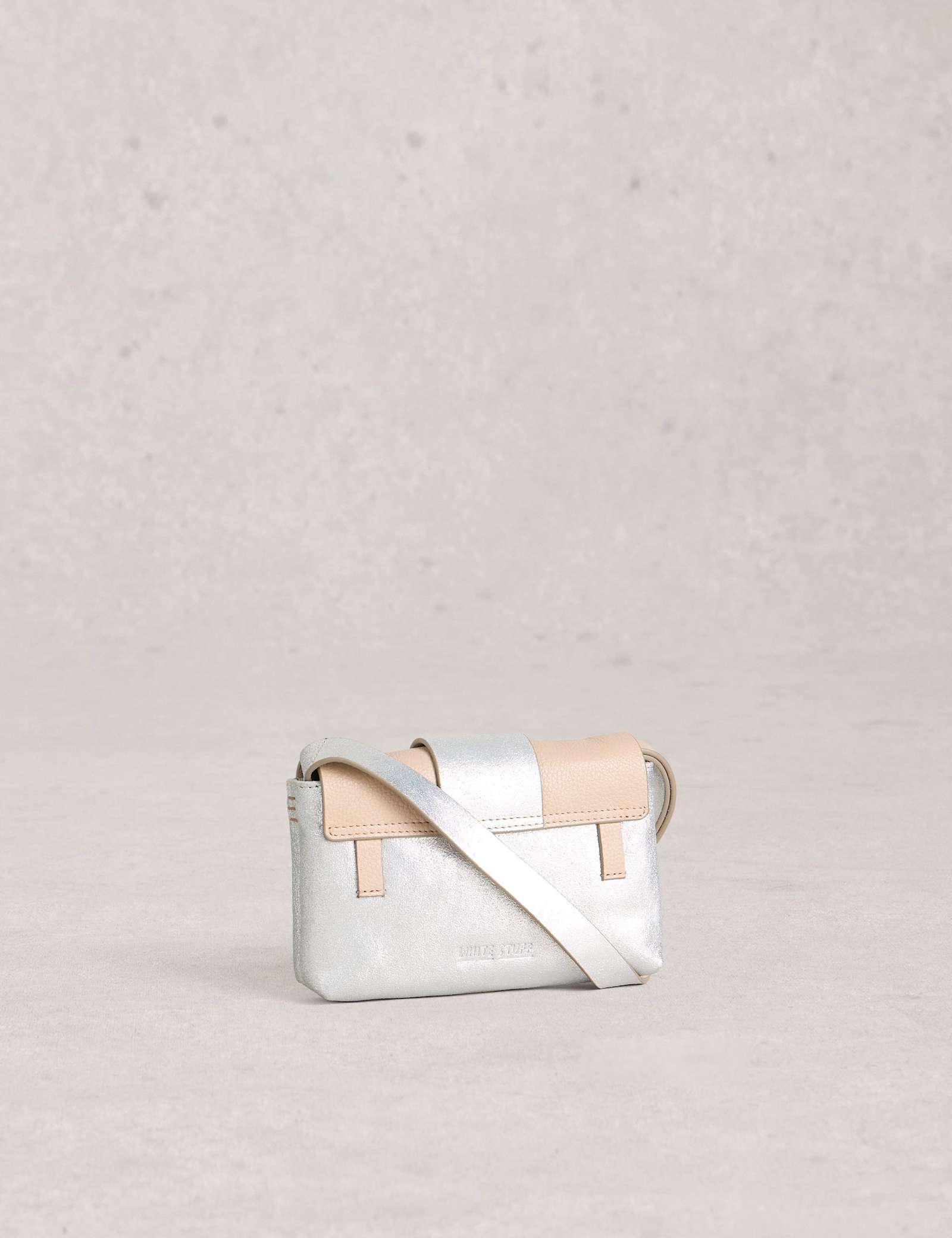 Leather Metallic Shoulder Bag - image 4
