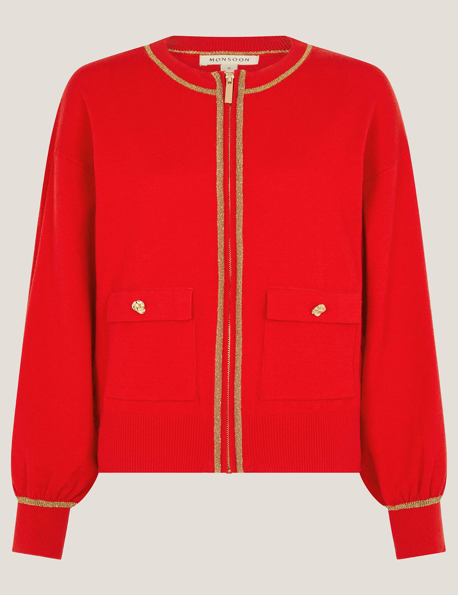 Knitted Bomber Jacket - image 1