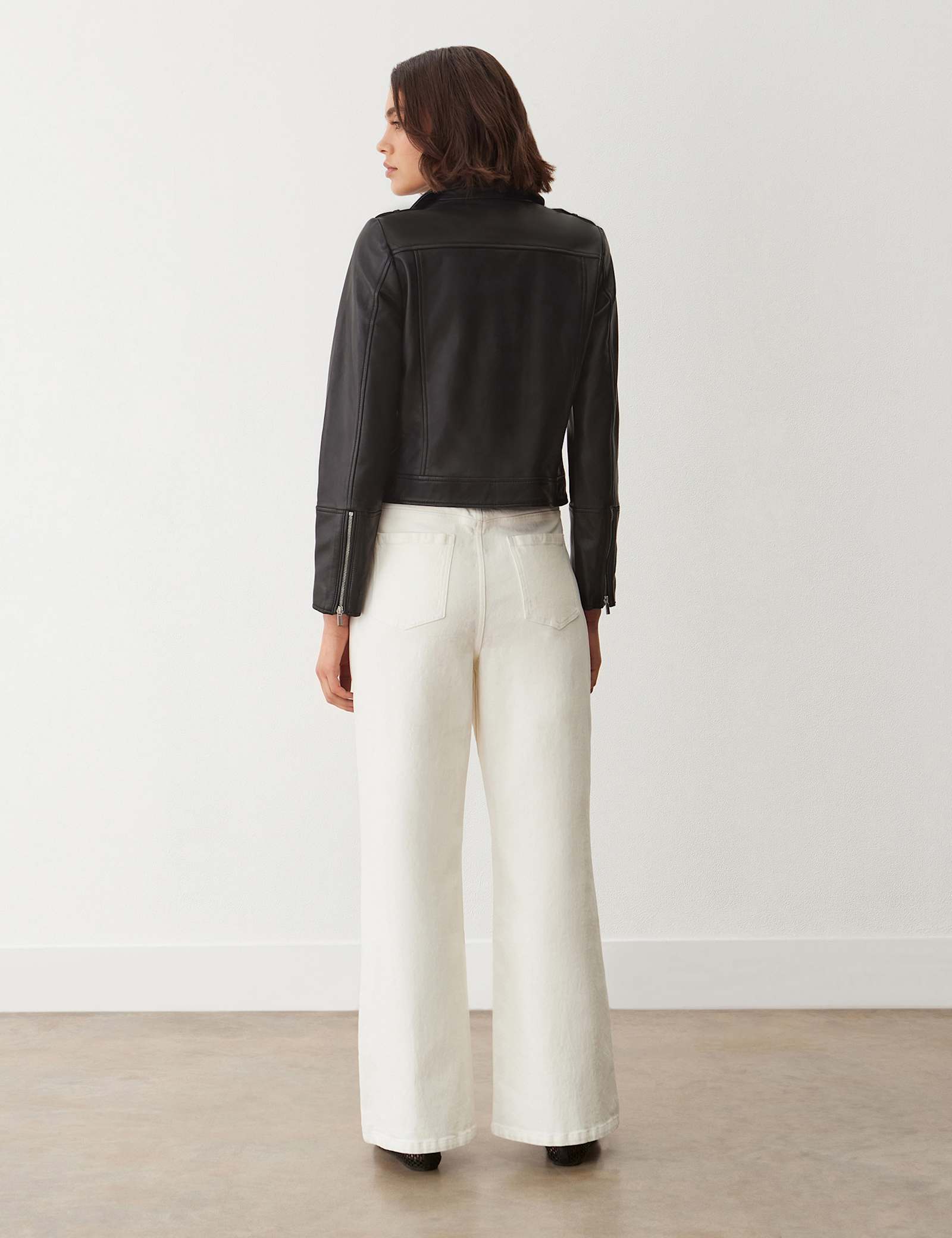Leather Biker Jacket - image 3