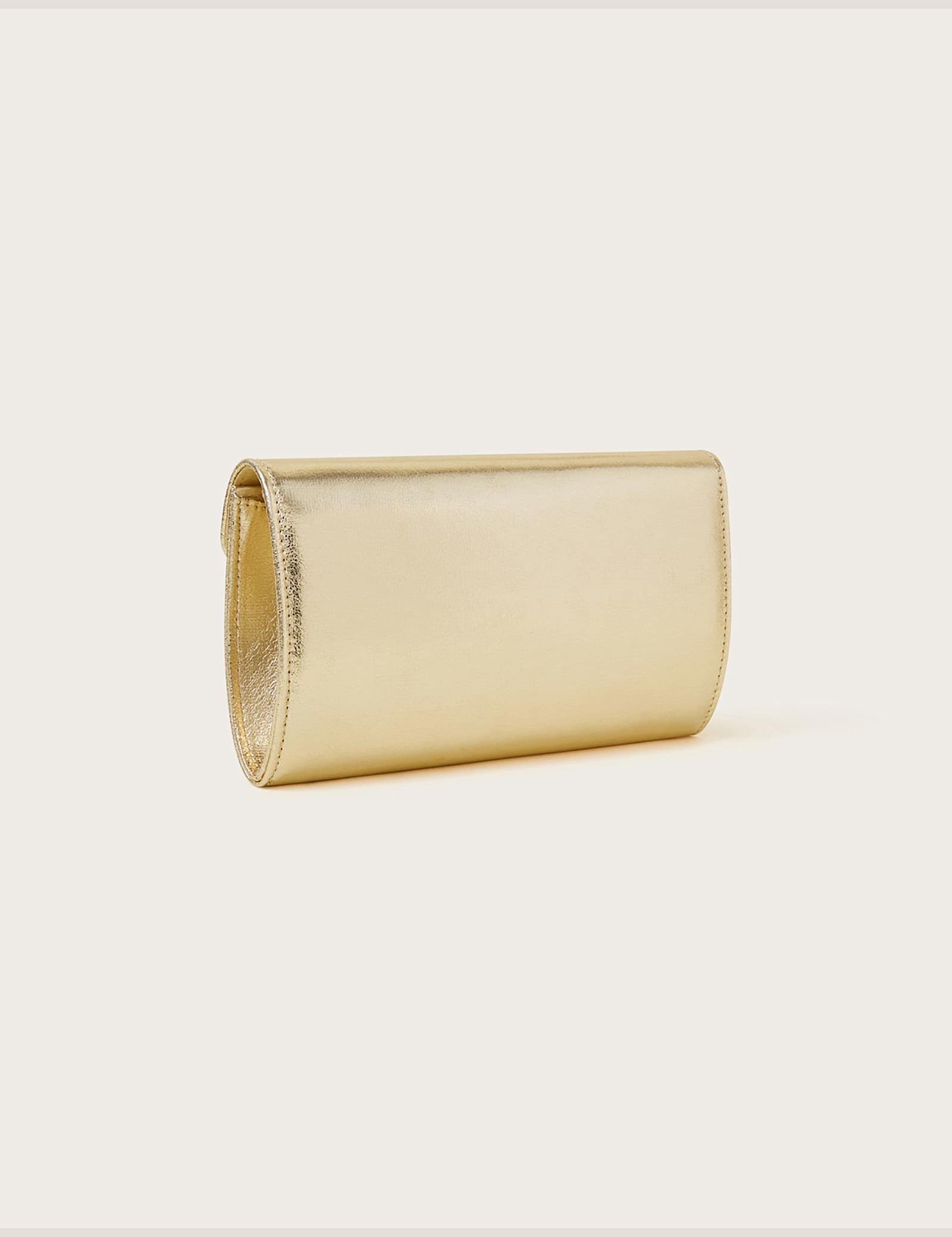 Metallic Chain Strap Clutch Bag - image 3