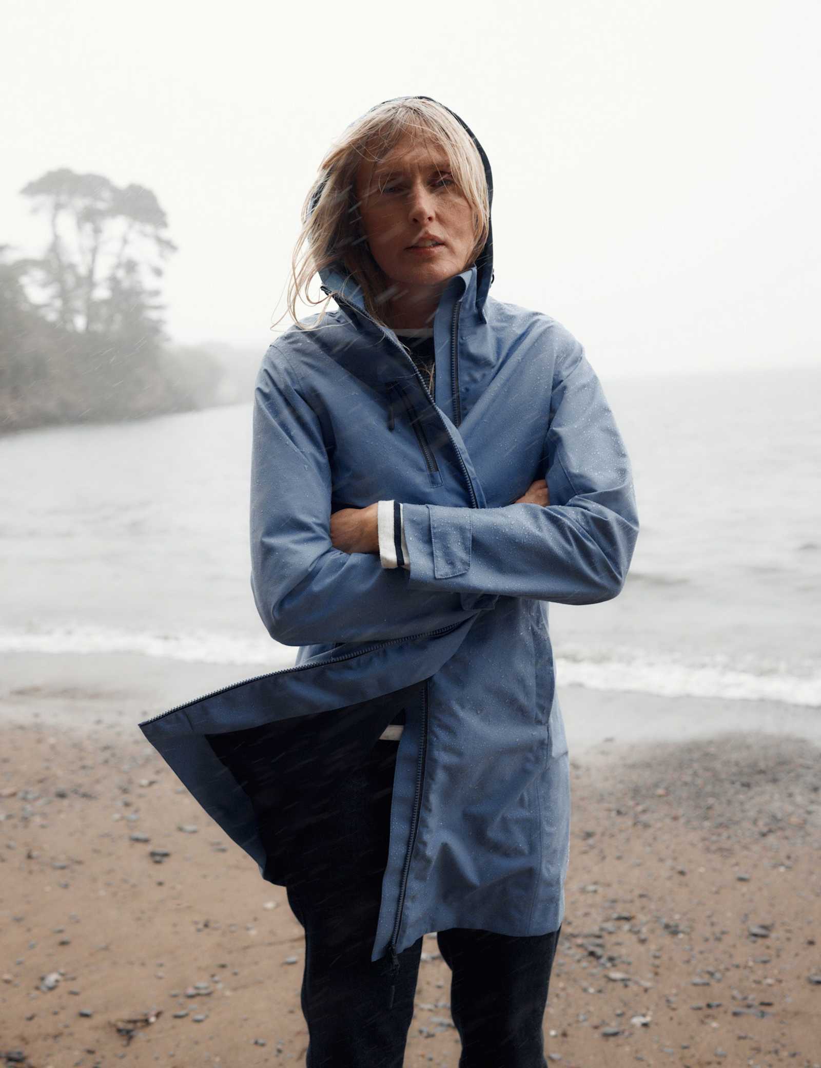 Cotton Rich Longline Raincoat - image 3