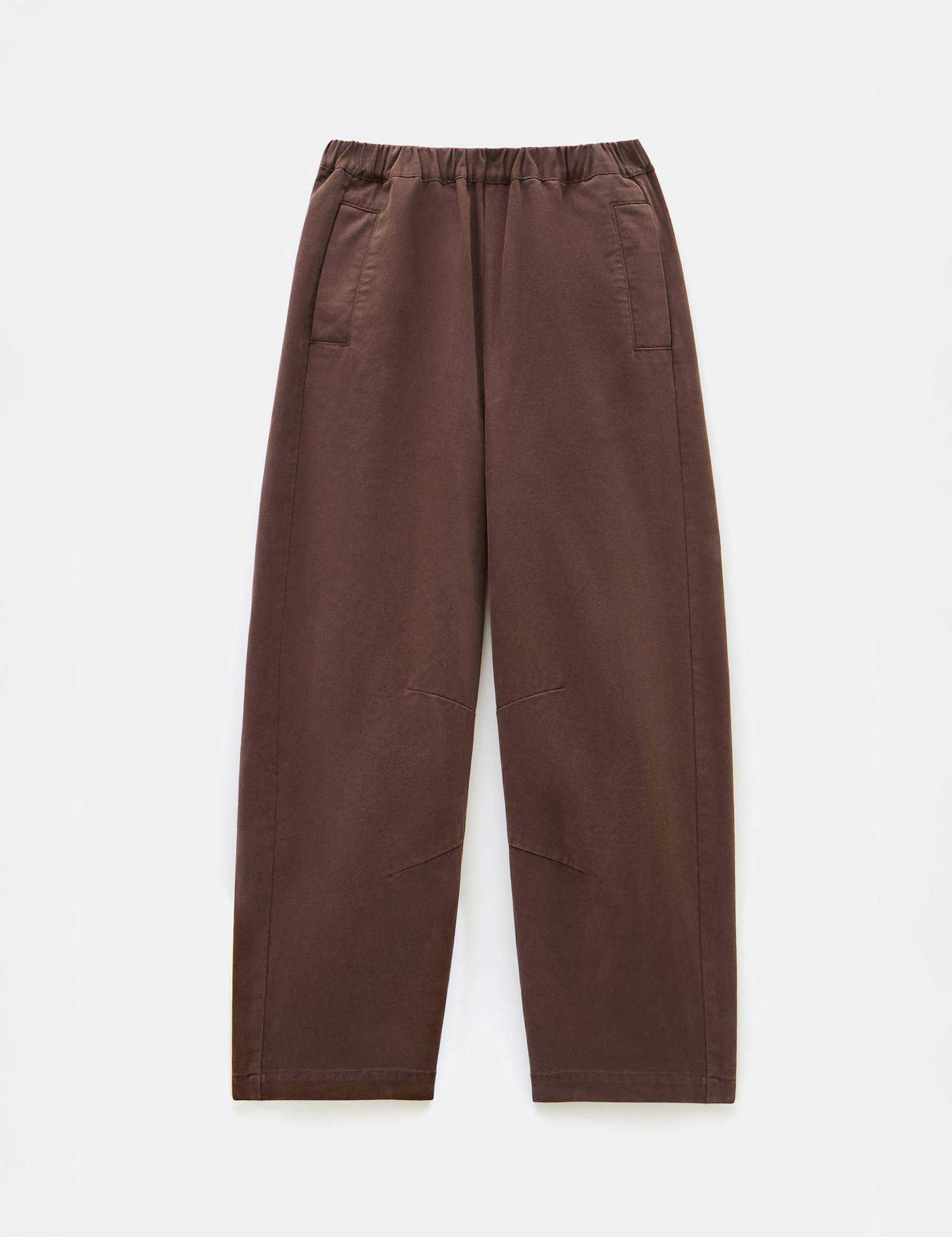Pure Cotton Pull On Barrel Leg Trousers - image 2