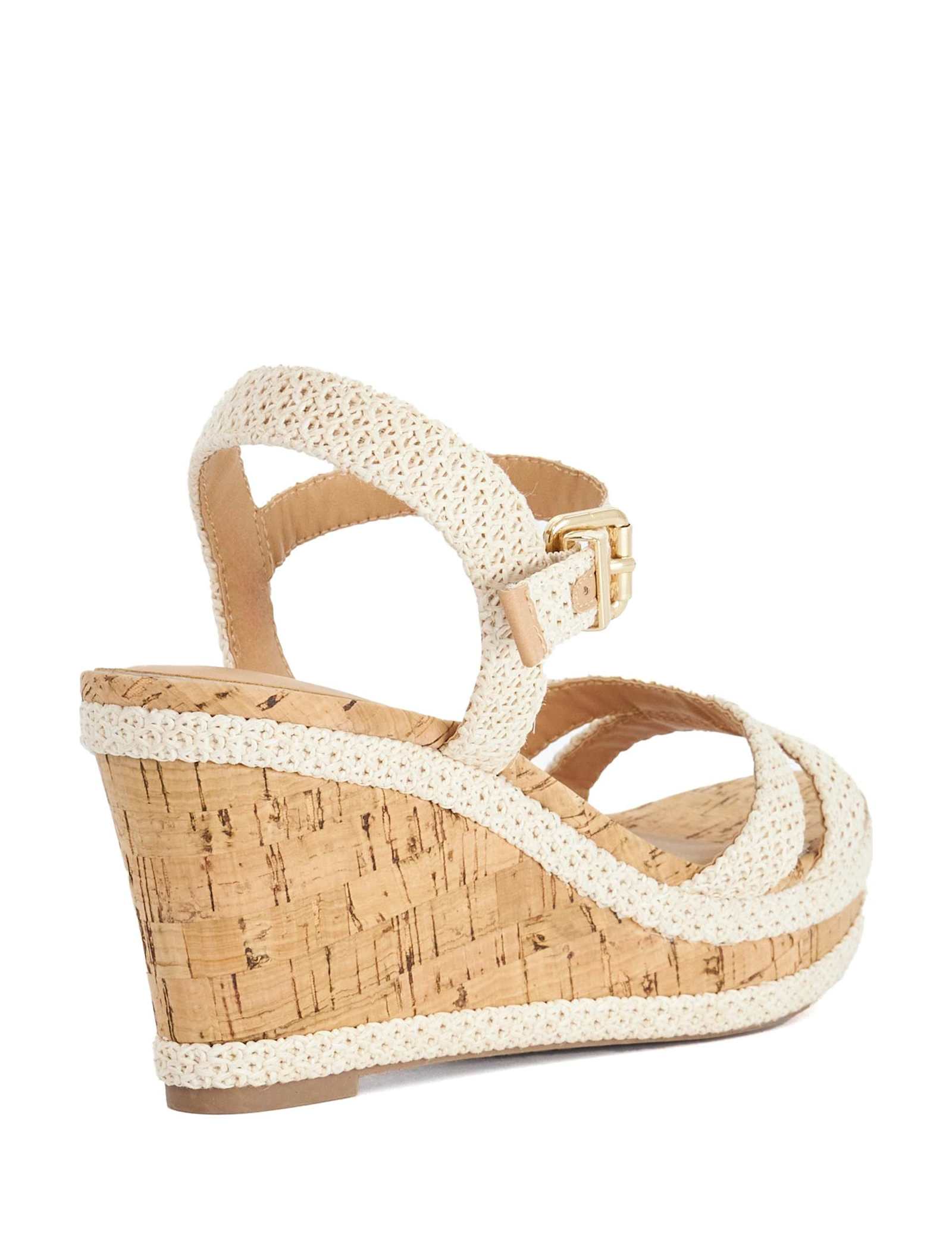 Wide Fit Buckle Wedge Sandals - image 5