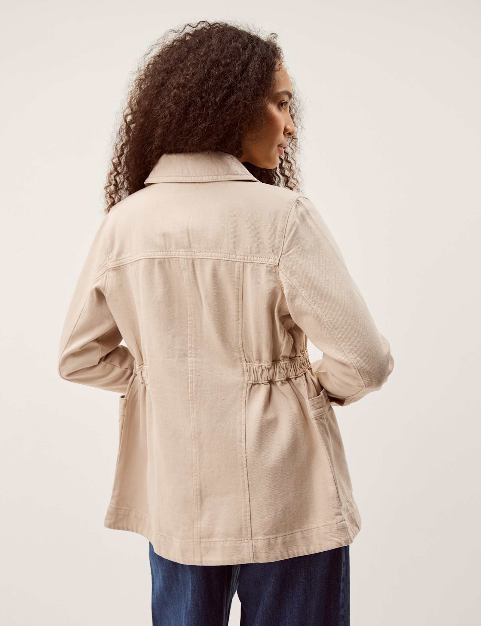 Denim Longline Jacket - image 4