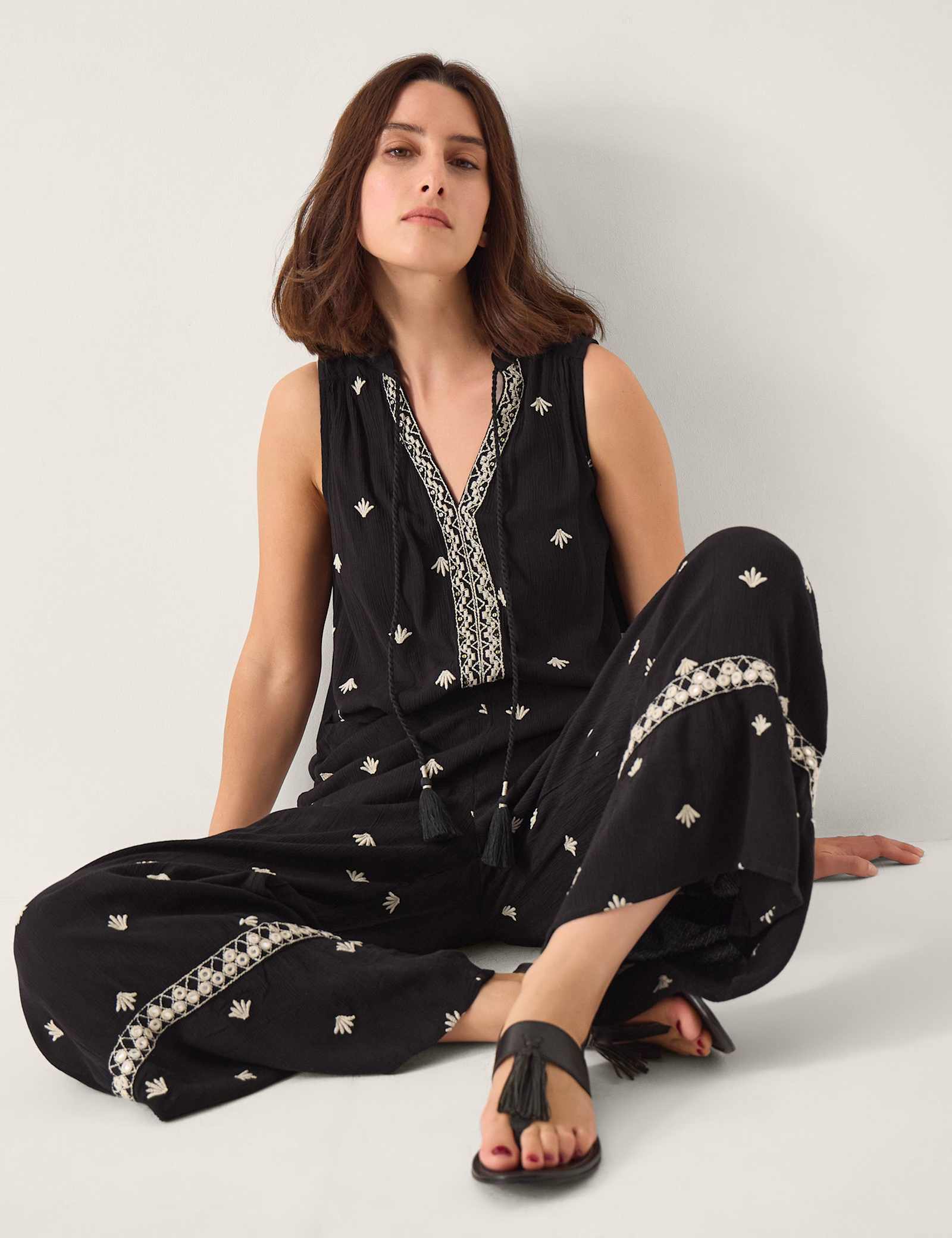 Embroidered Tank Top - image 3