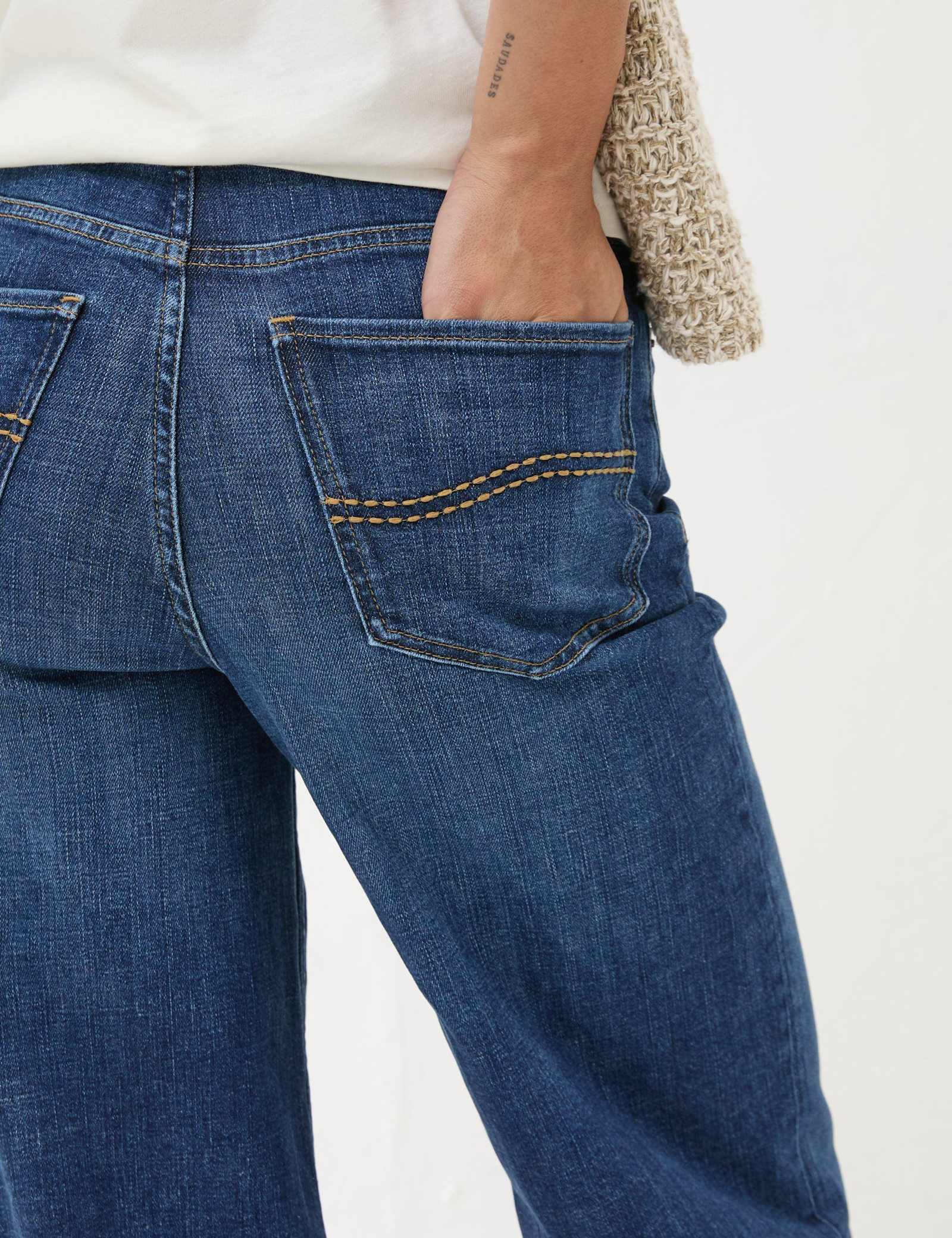 Mid Rise Wide Leg Jeans - image 3