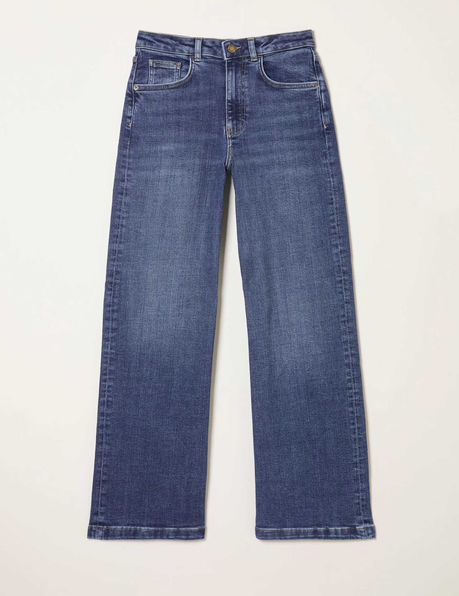 Mid Rise Wide Leg Jeans - image 1