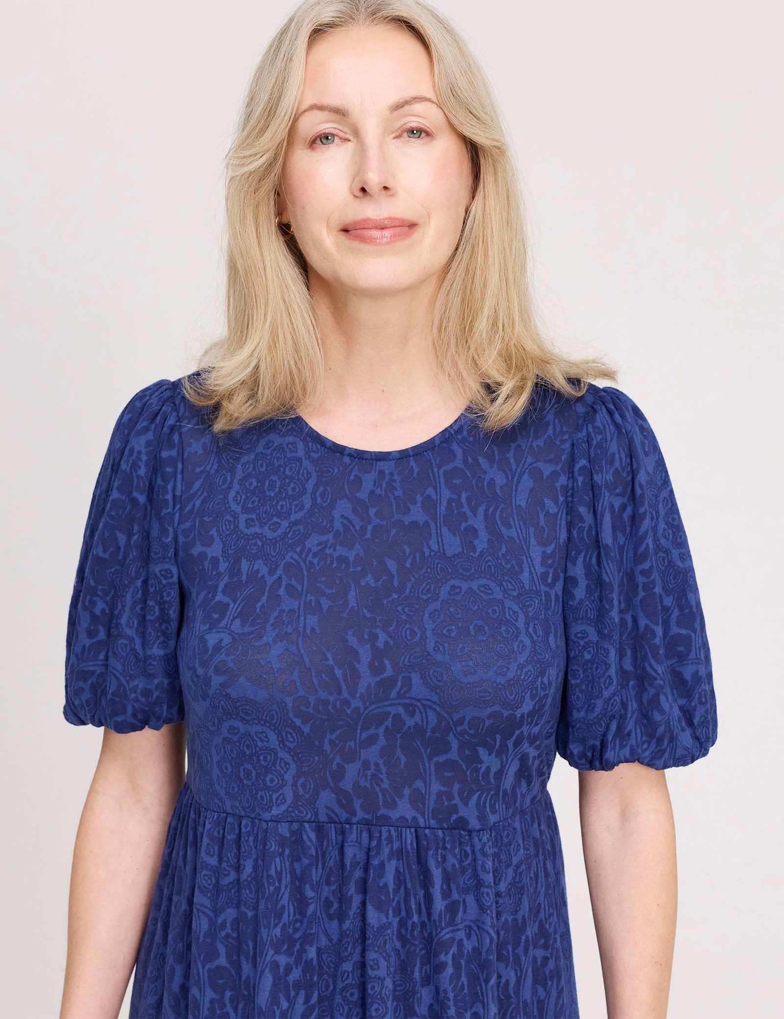 Burnout Jersey Midi Tiered Dress - image 4