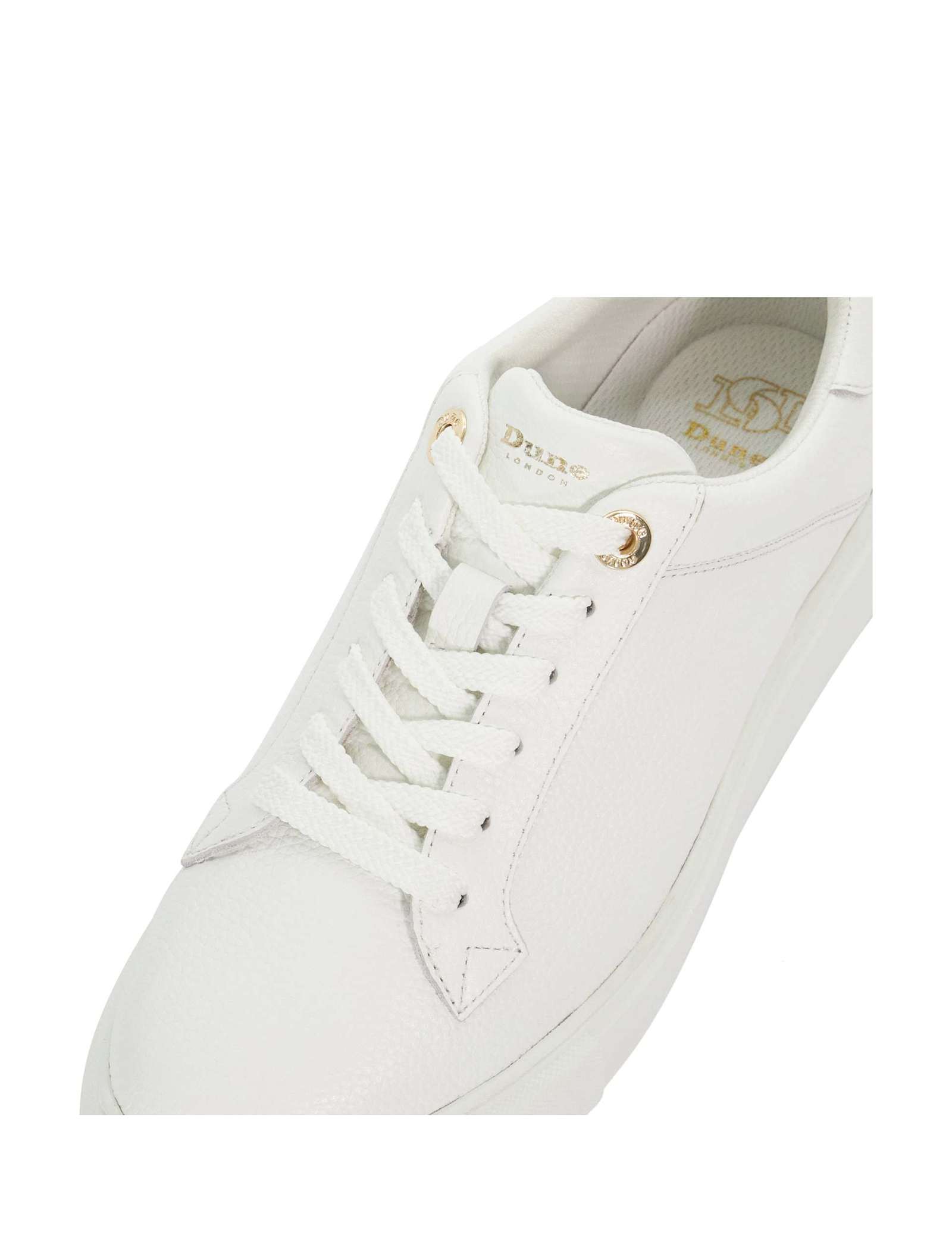 Leather Lace Up Flatform Trainers - image 3