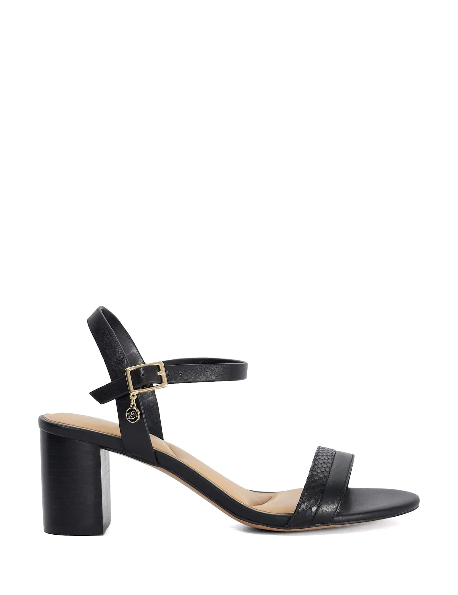Wide Fit Leather Block Heel Sandals - image 2