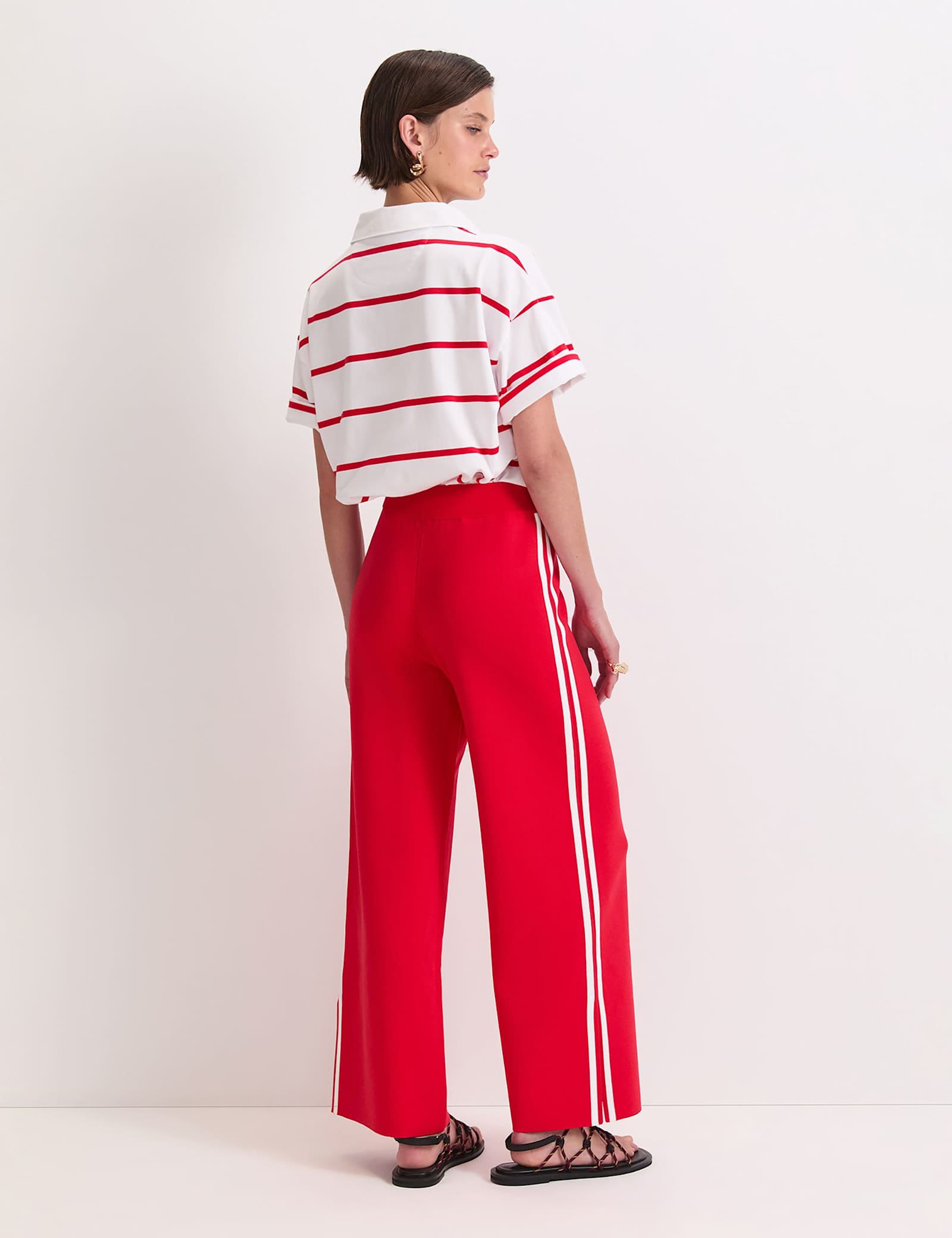 Knitted Side Stripe Joggers - image 4