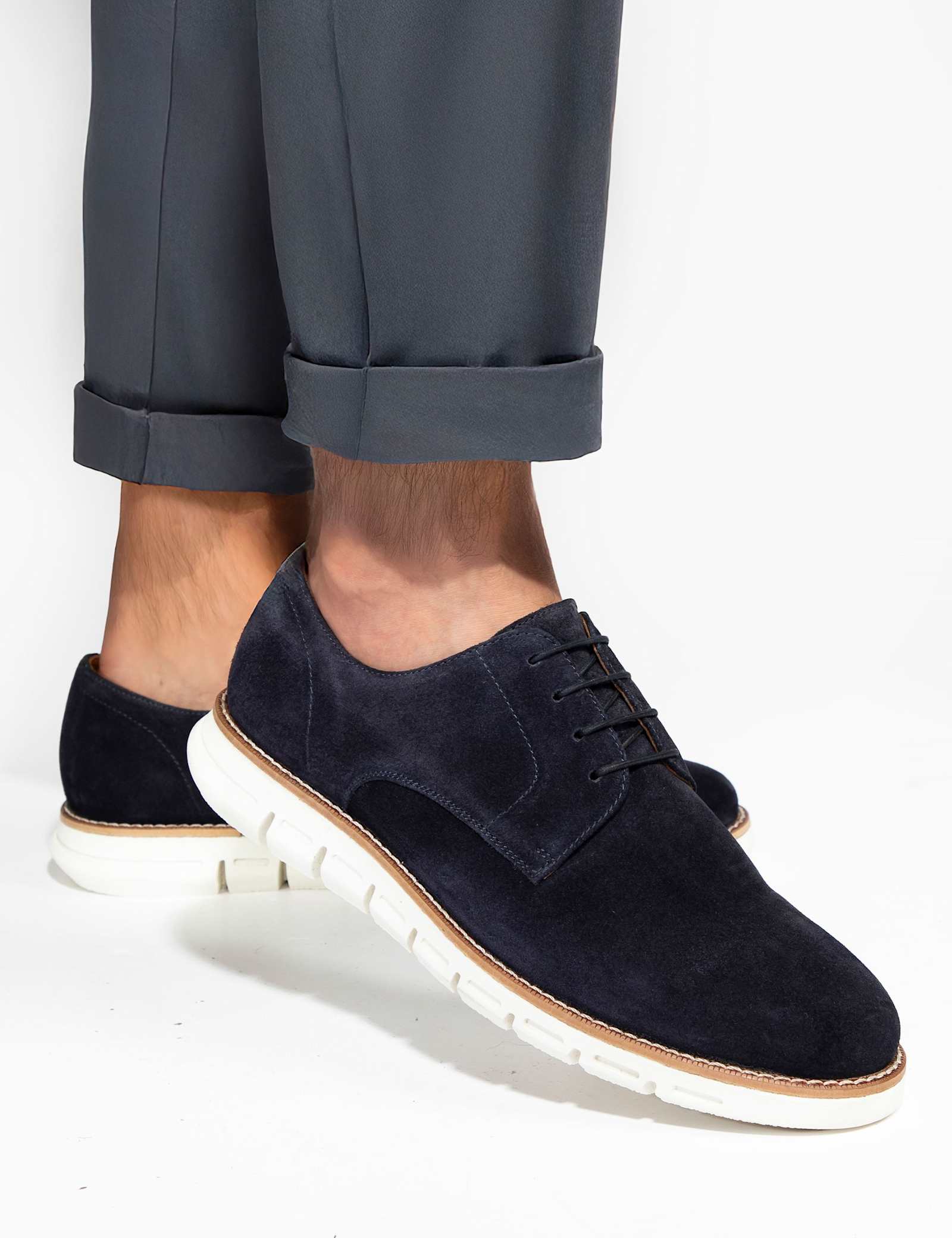 Suede Derby Shoes - image 1