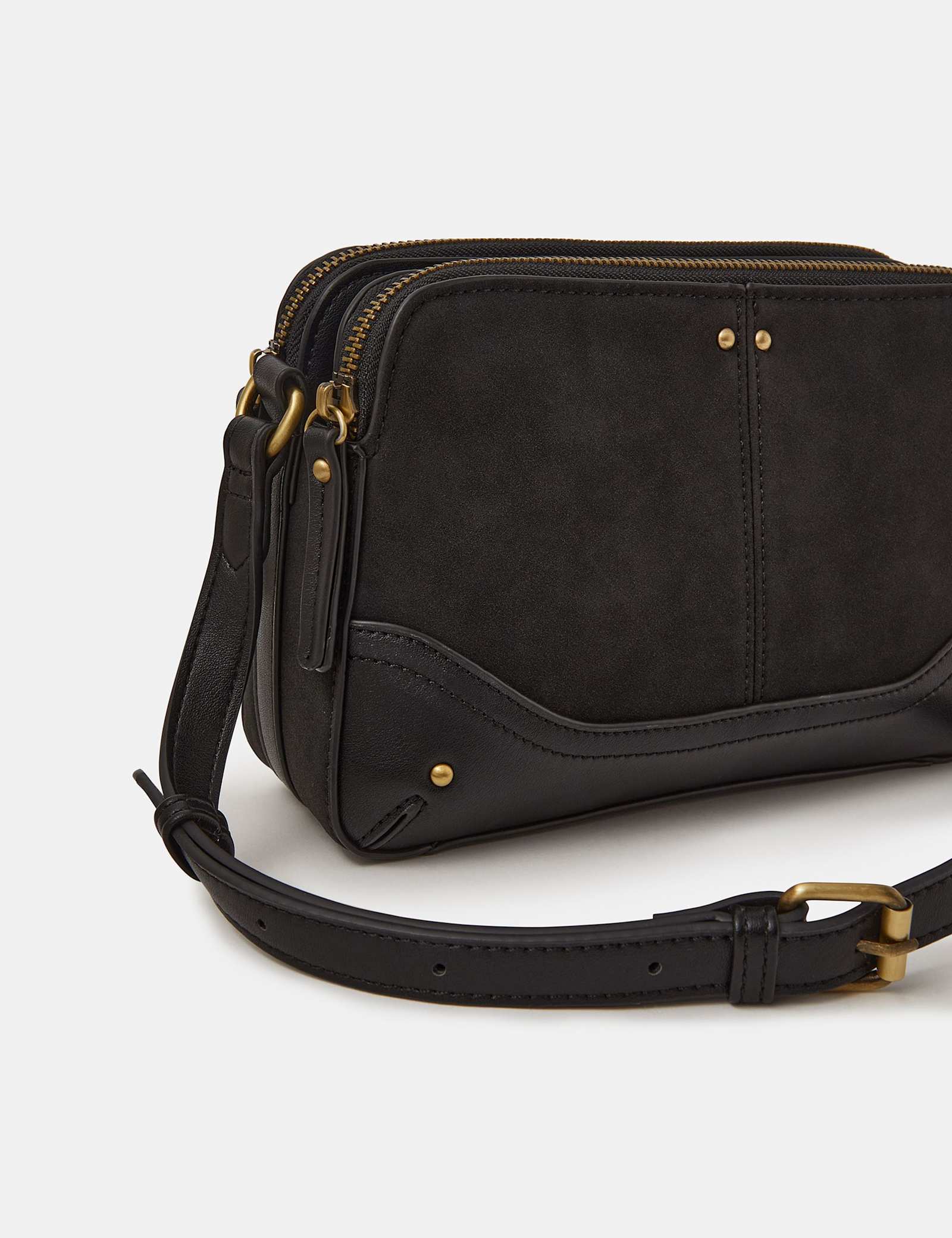Faux Leather Cross Body Bag - image 3