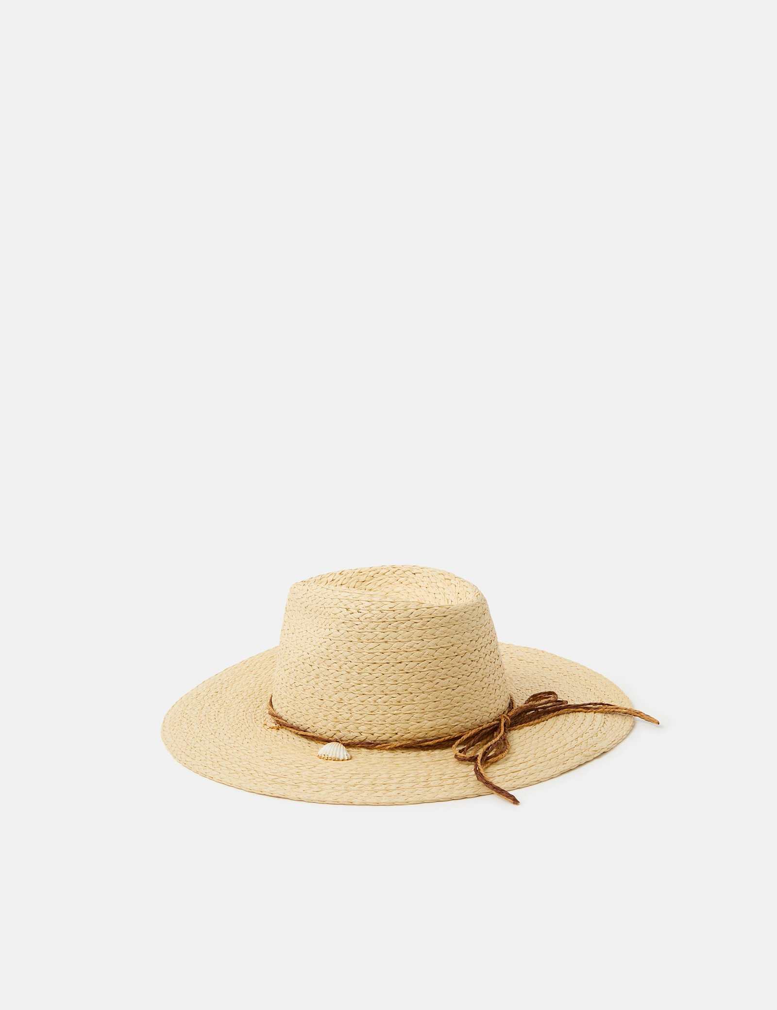 Straw Fedora Hat - image 1