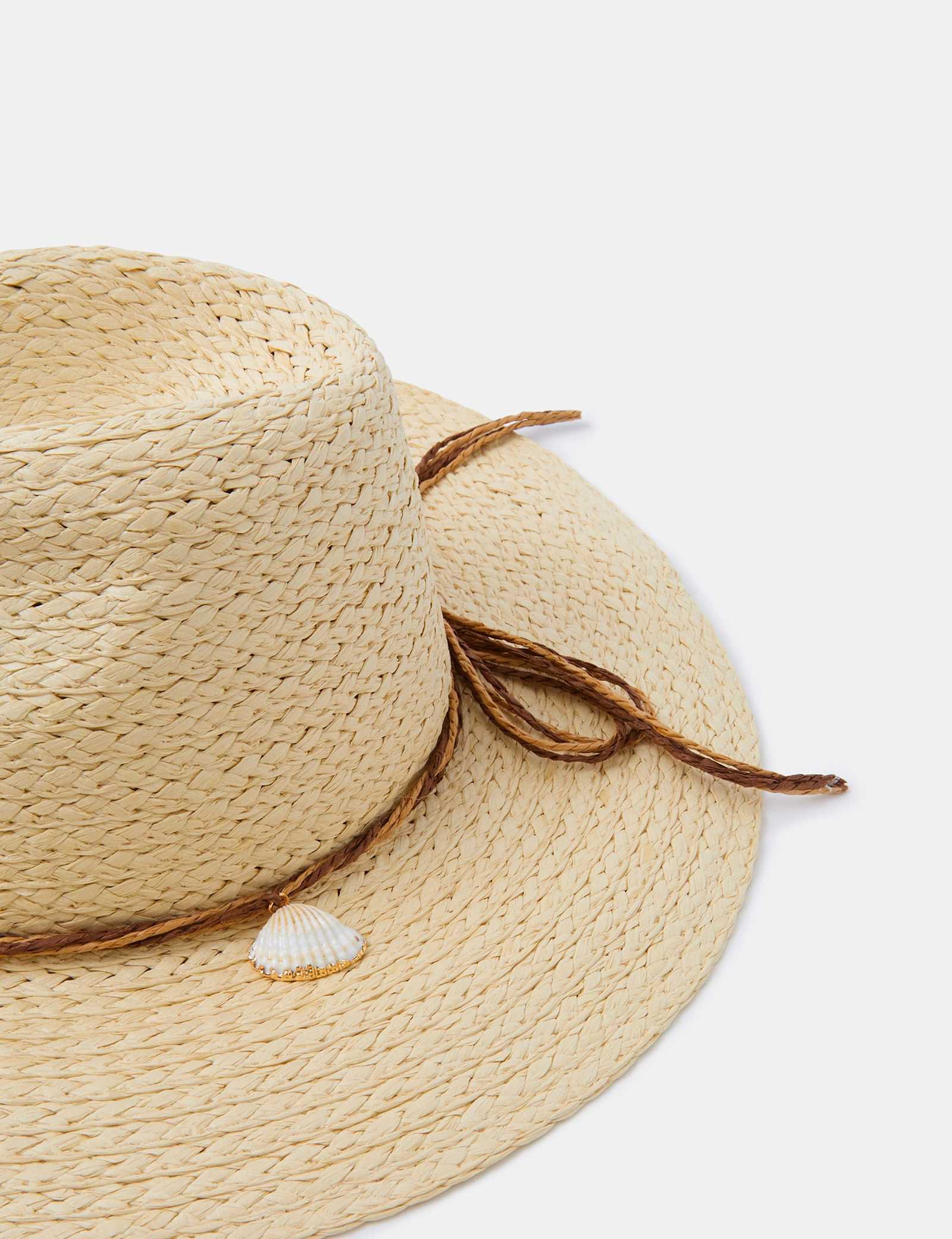 Straw Fedora Hat - image 3