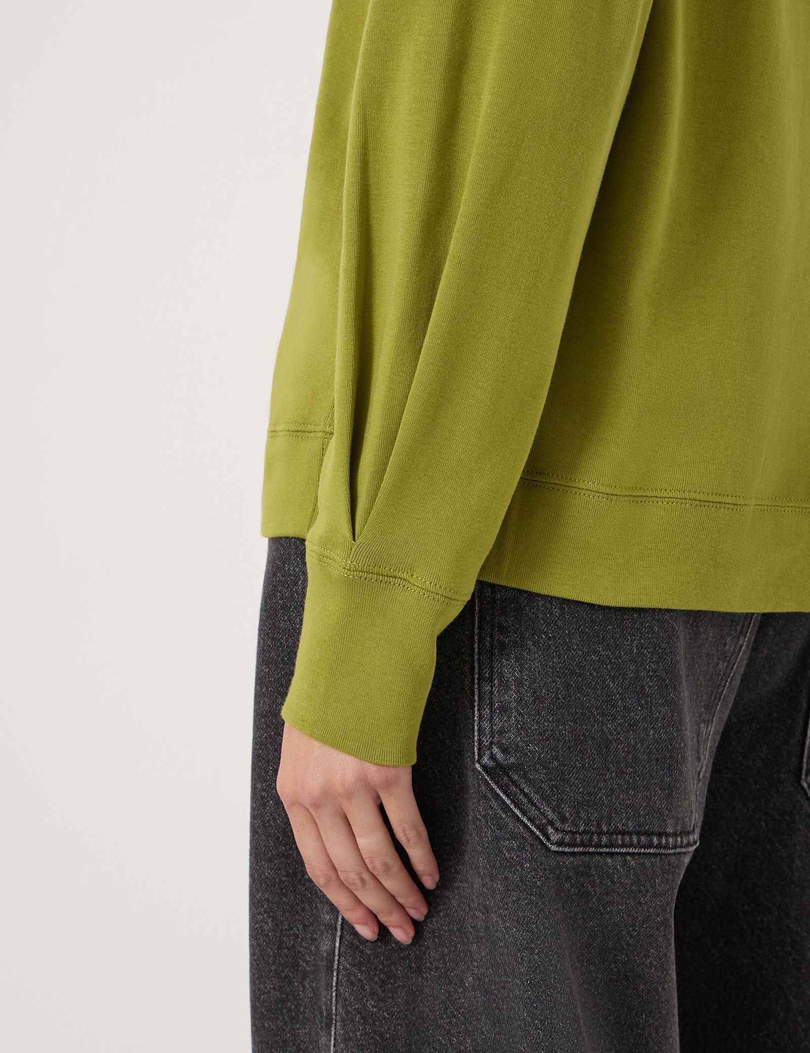 Emily Puff Sleeve Cotton Jersey Top - image 3