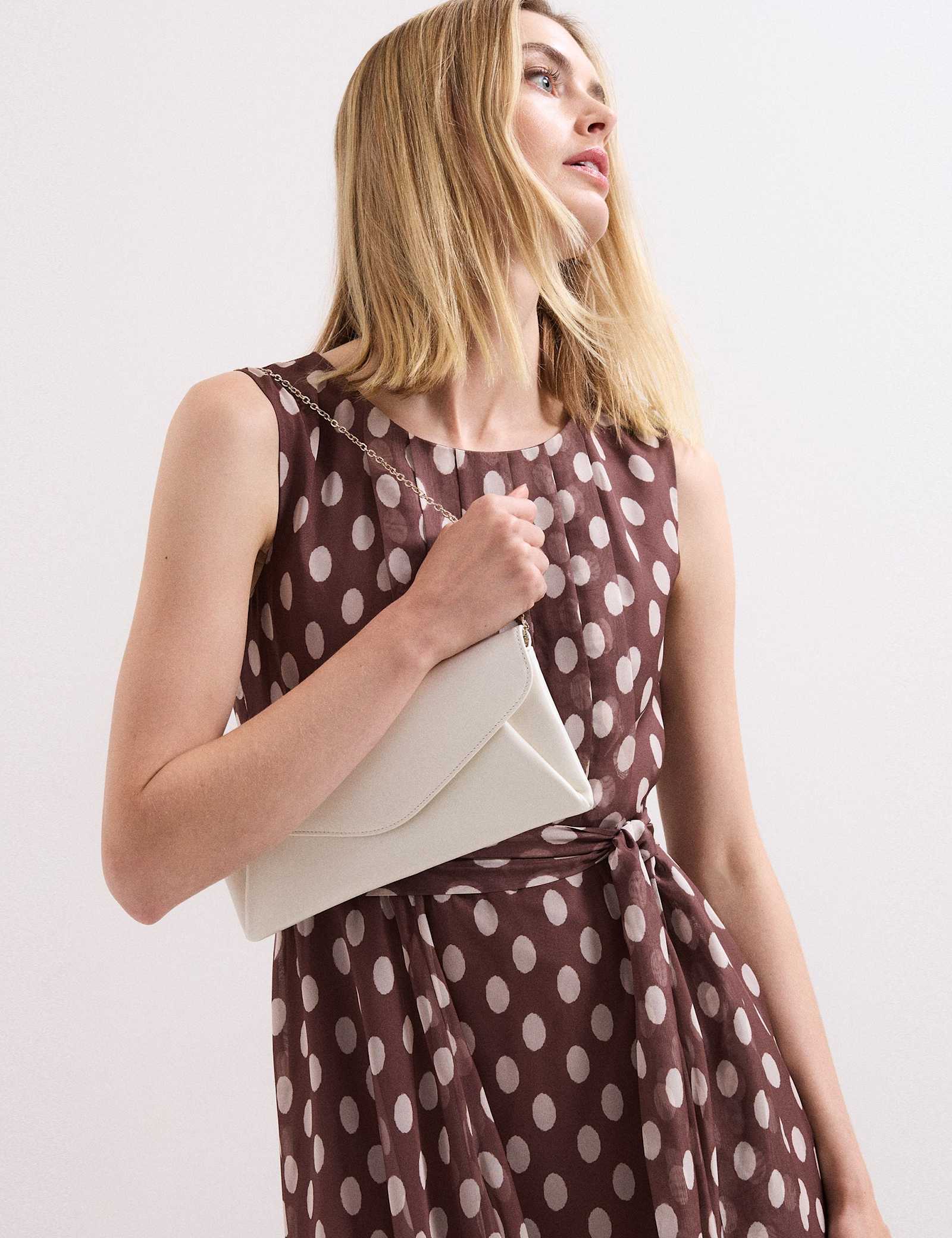 Leather Clutch Bag - image 1