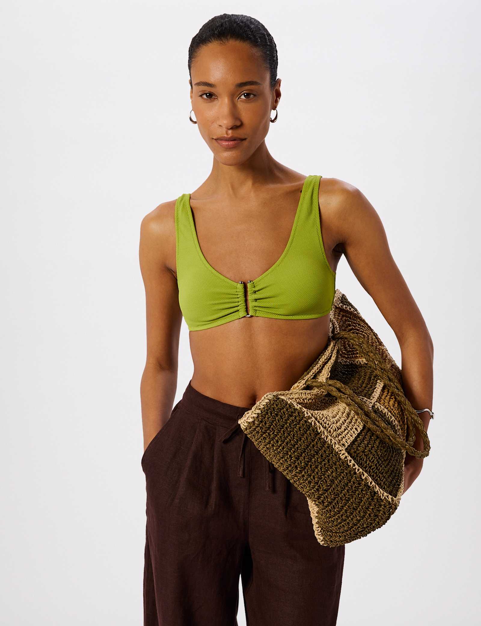 Textured Ring Bikini Top - image 5
