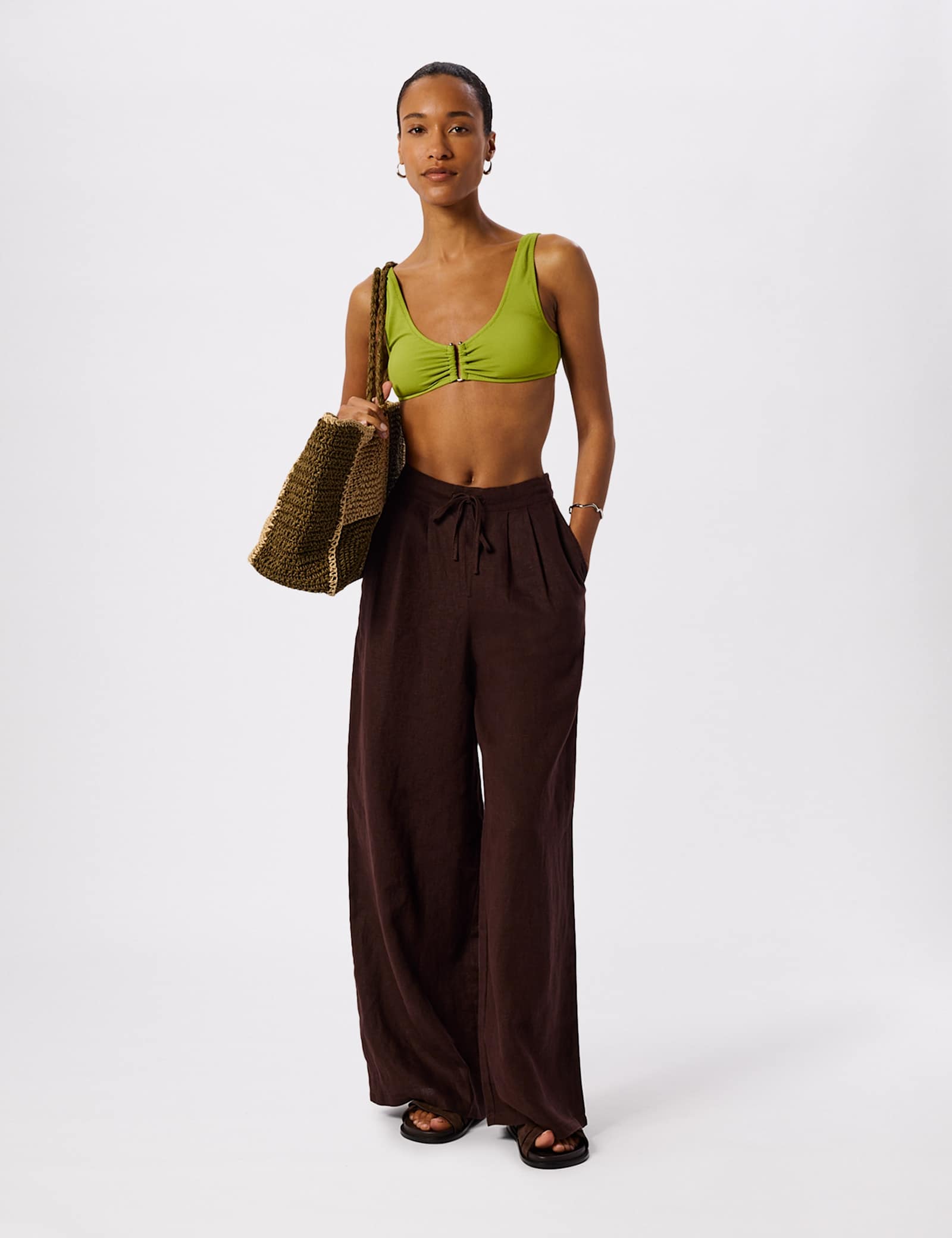 Textured Ring Bikini Top - image 4
