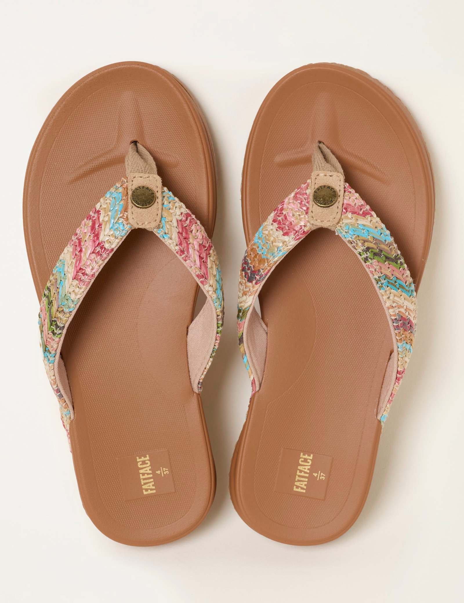 Woven Flat Flip Flops - image 5