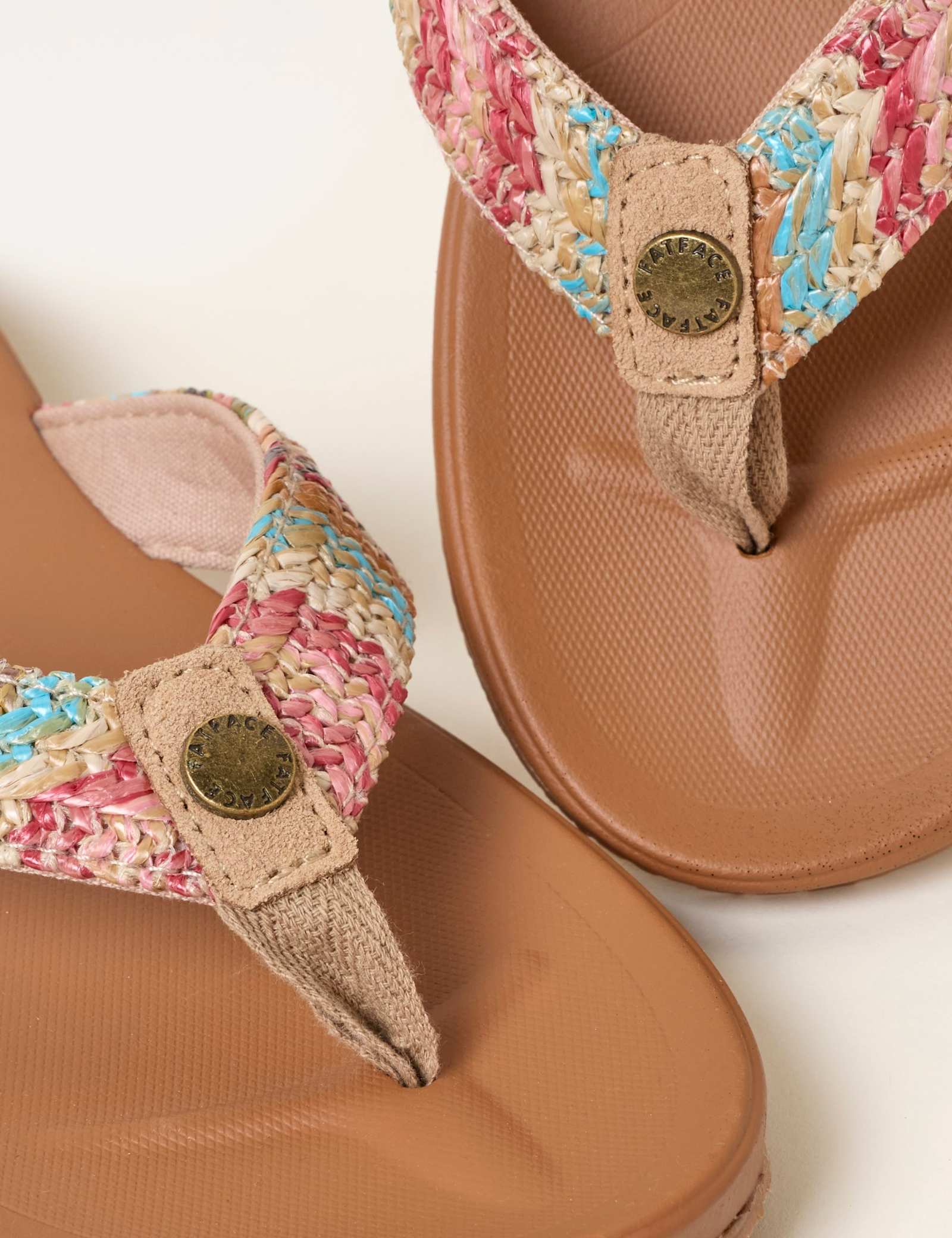 Woven Flat Flip Flops - image 3