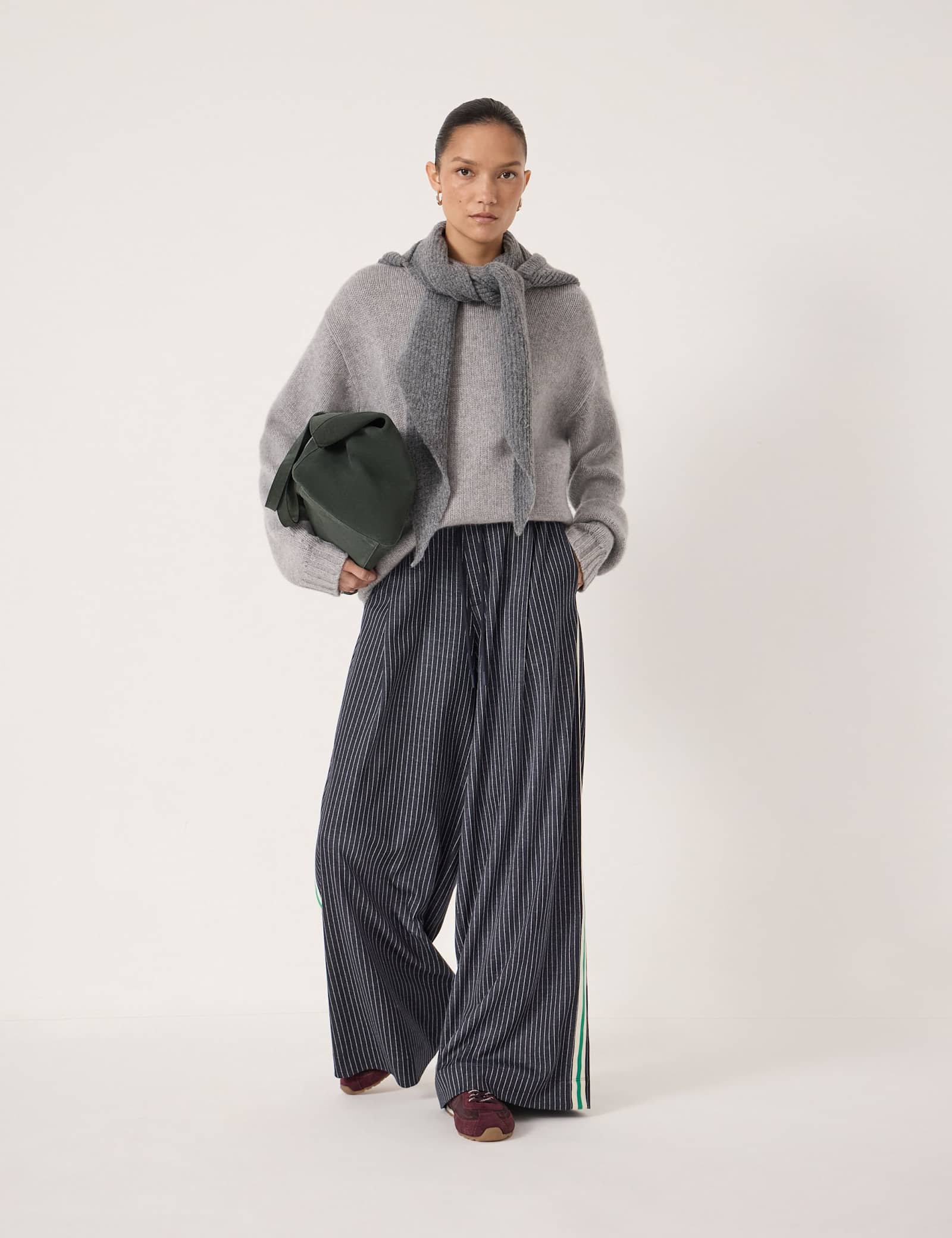 Striped Wide Leg Trousers - image 3