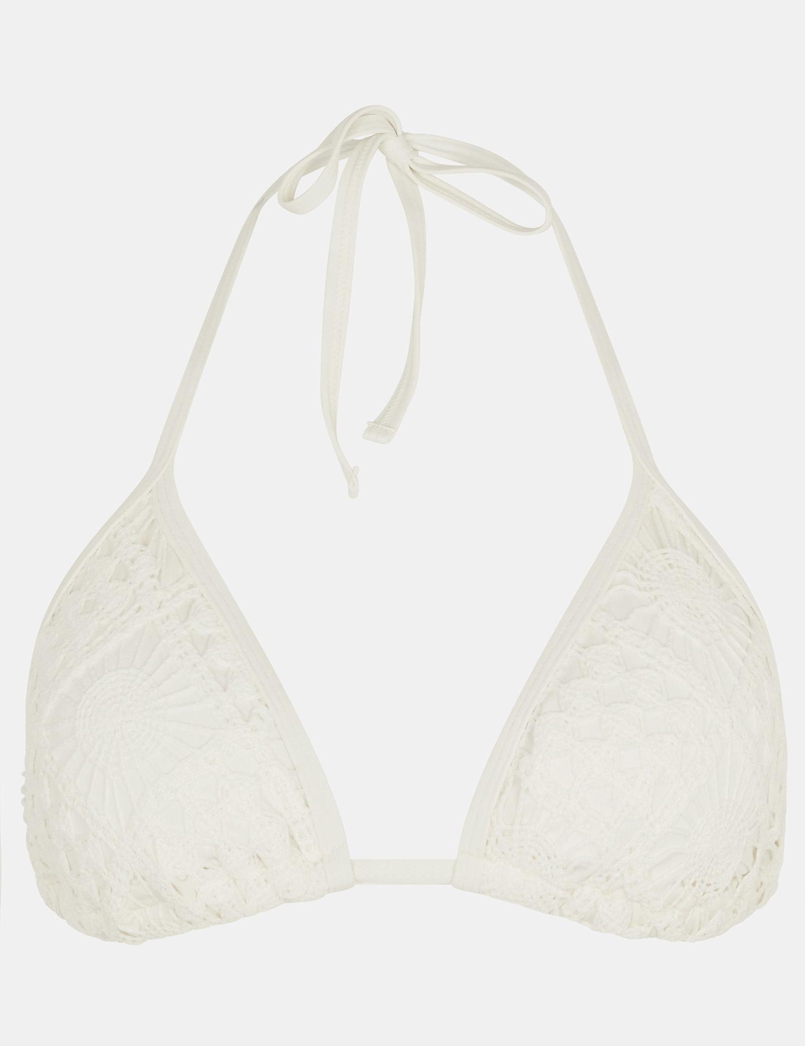 Crochet Triangle Bikini Top - image 1