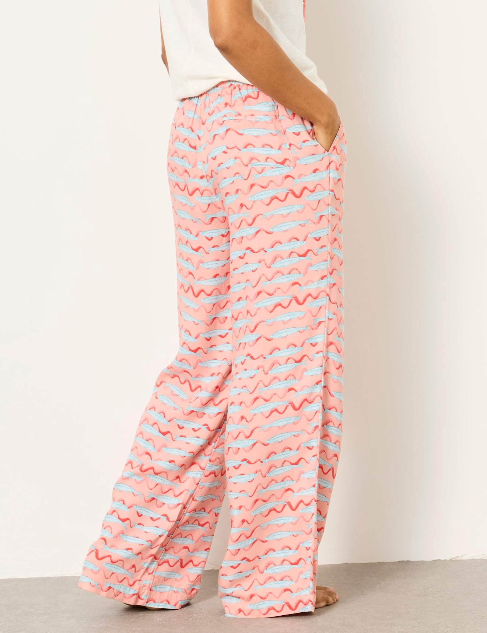Fish Print Pyjama Bottoms - image 4