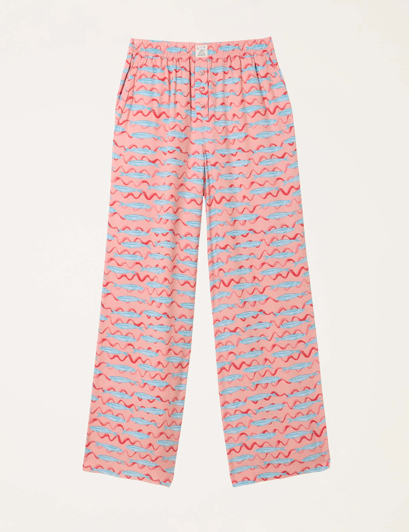 Fish Print Pyjama Bottoms - image 1
