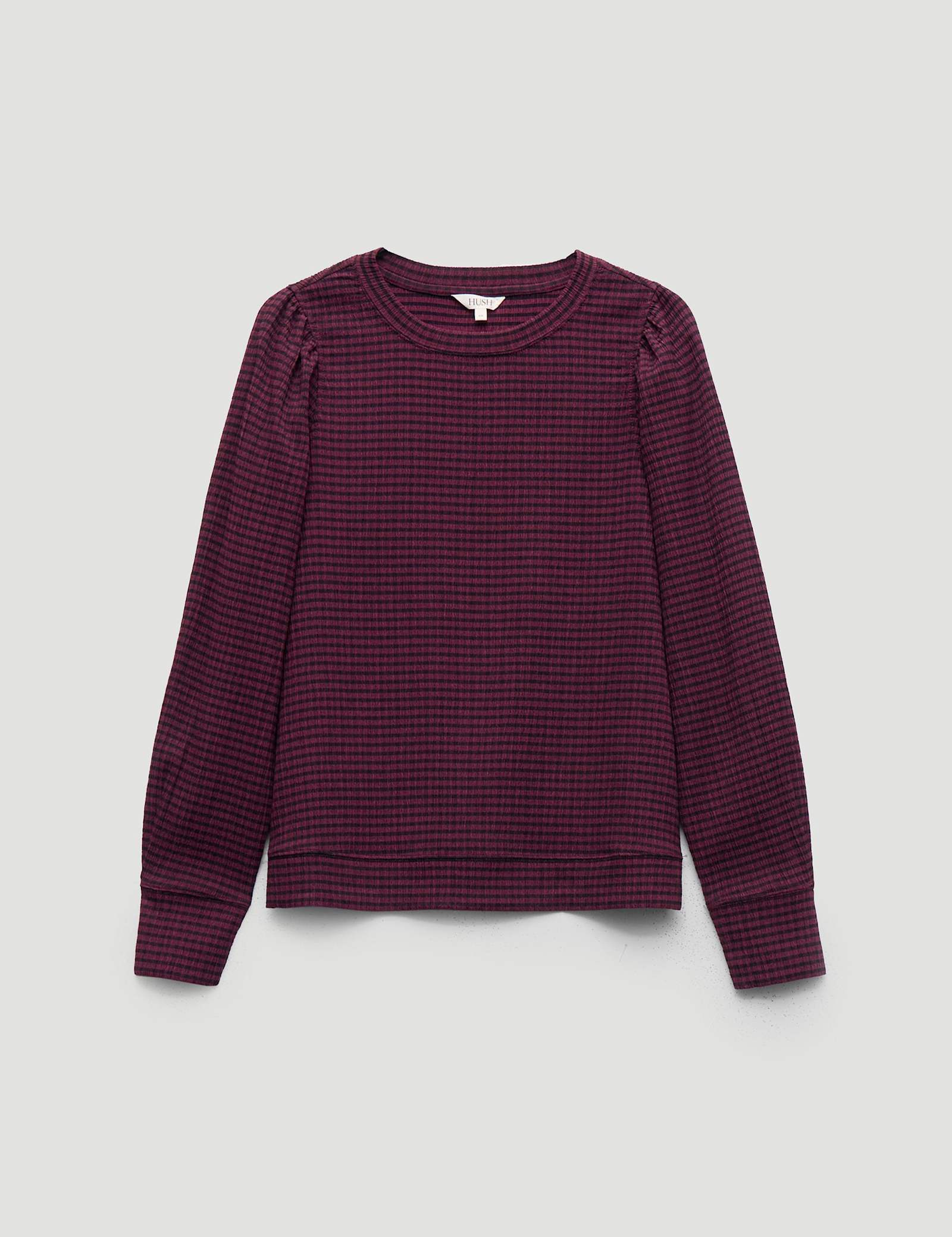 Emily Gingham Puff Sleeve Top - image 3