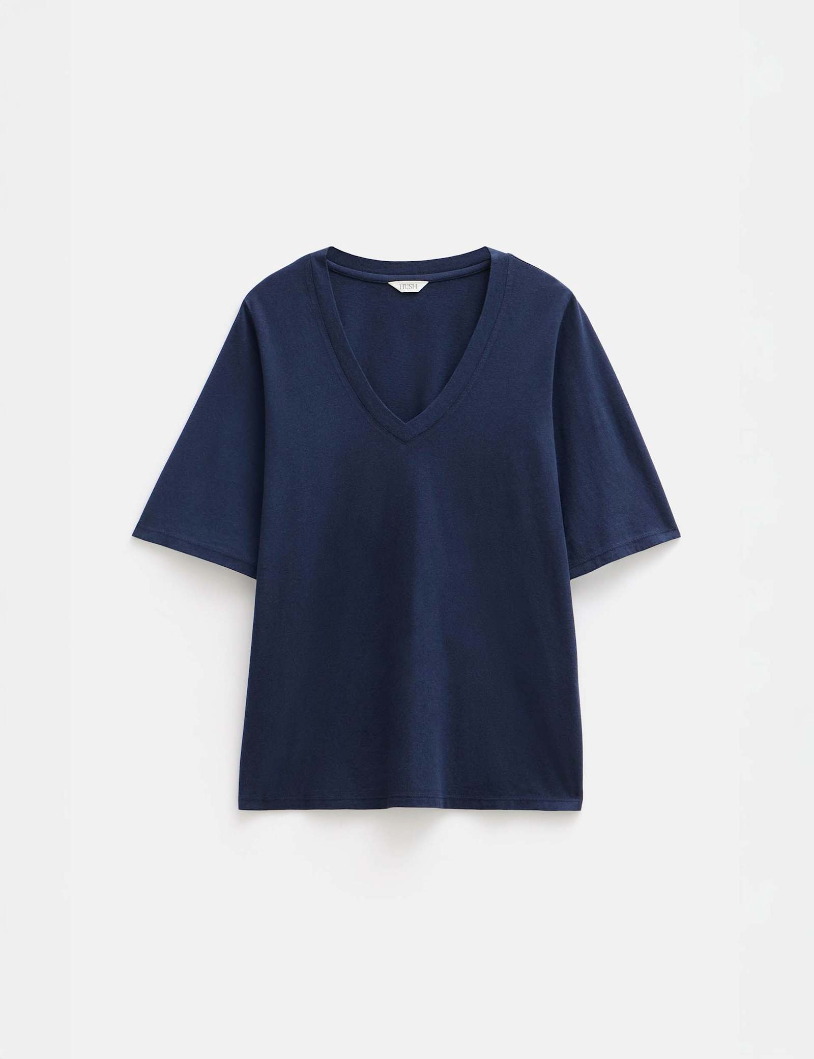 Cotton Rich V-Neck T-Shirt - image 2