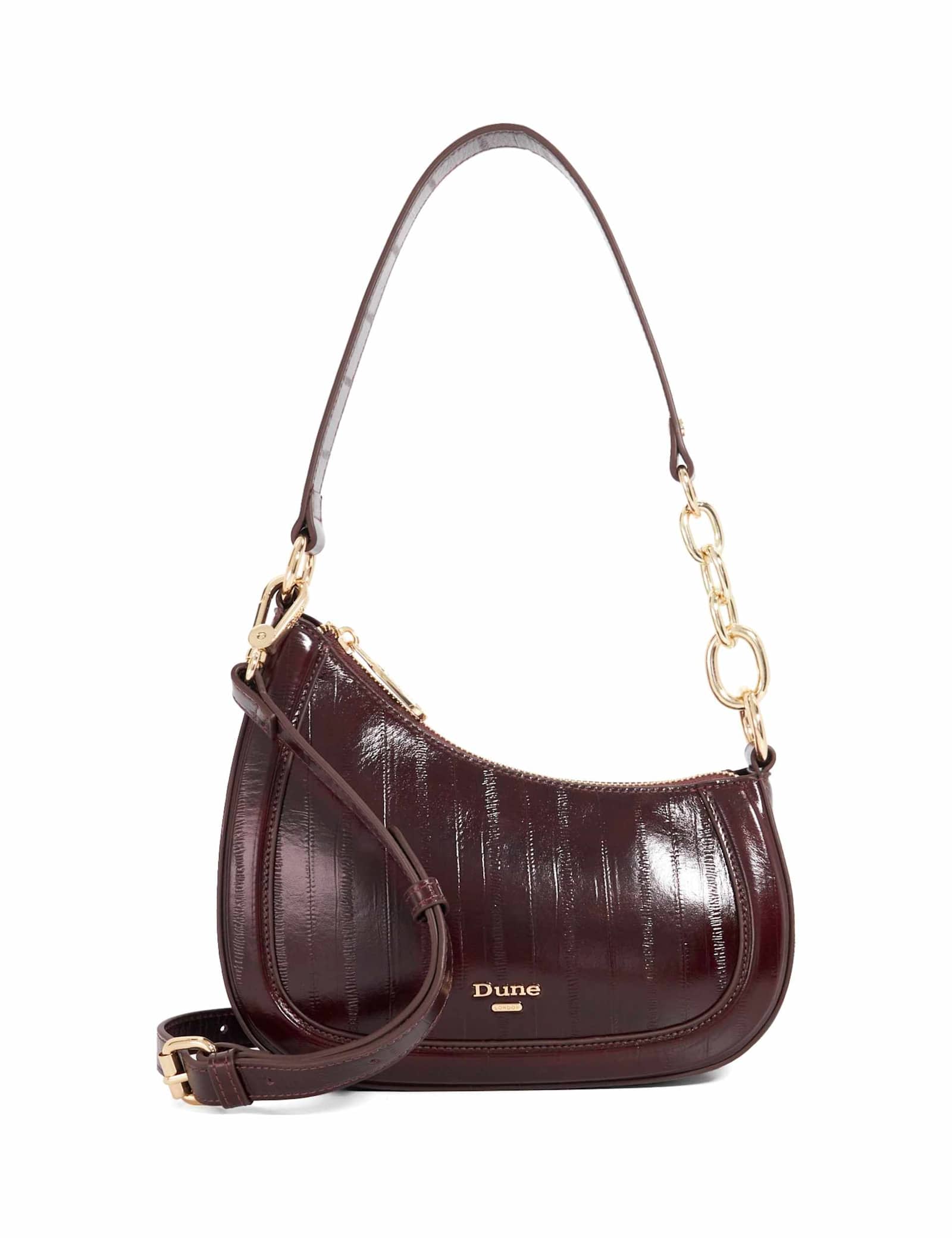 Leather Scoop Shoulder Bag - image 1