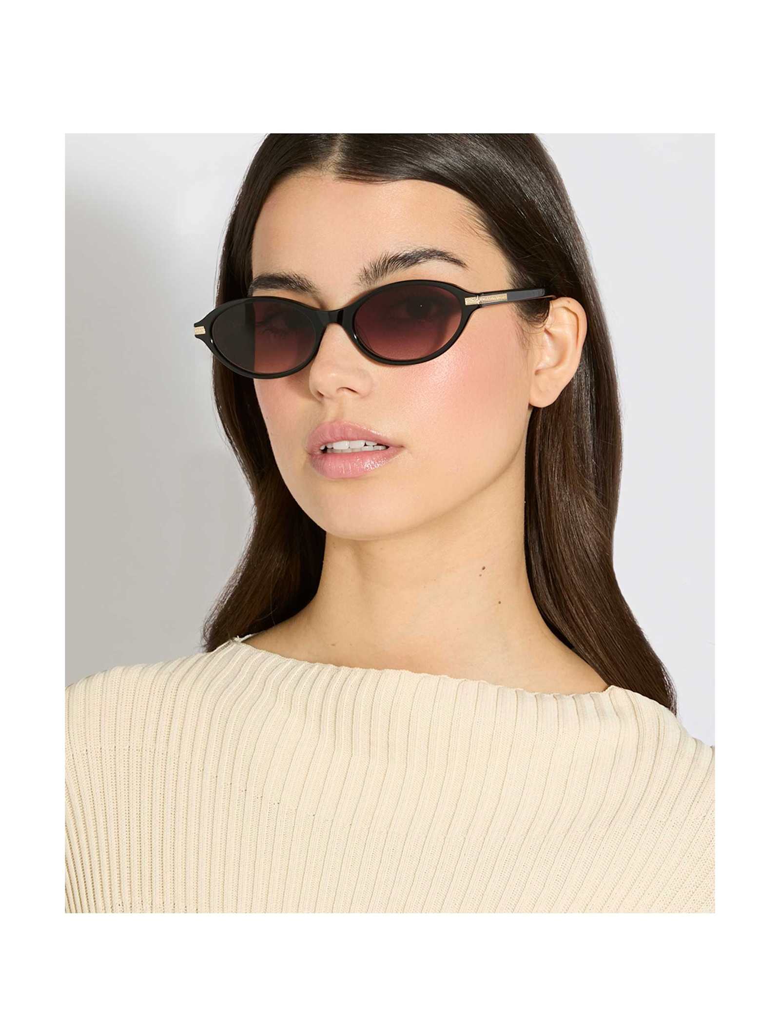 Acetate Oval Sunglasses - image 3