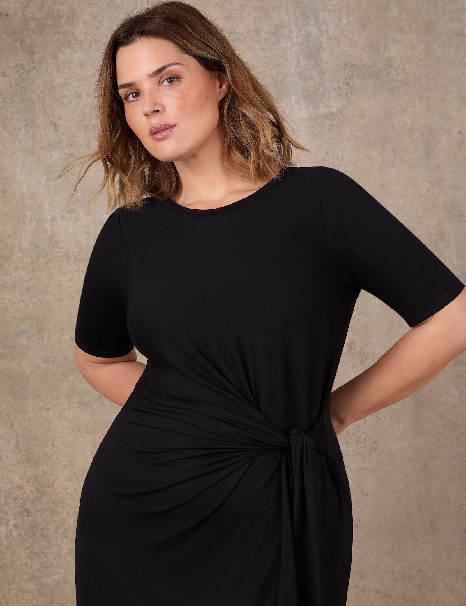 Jersey Tie Waist Midaxi Wrap Dress - image 5