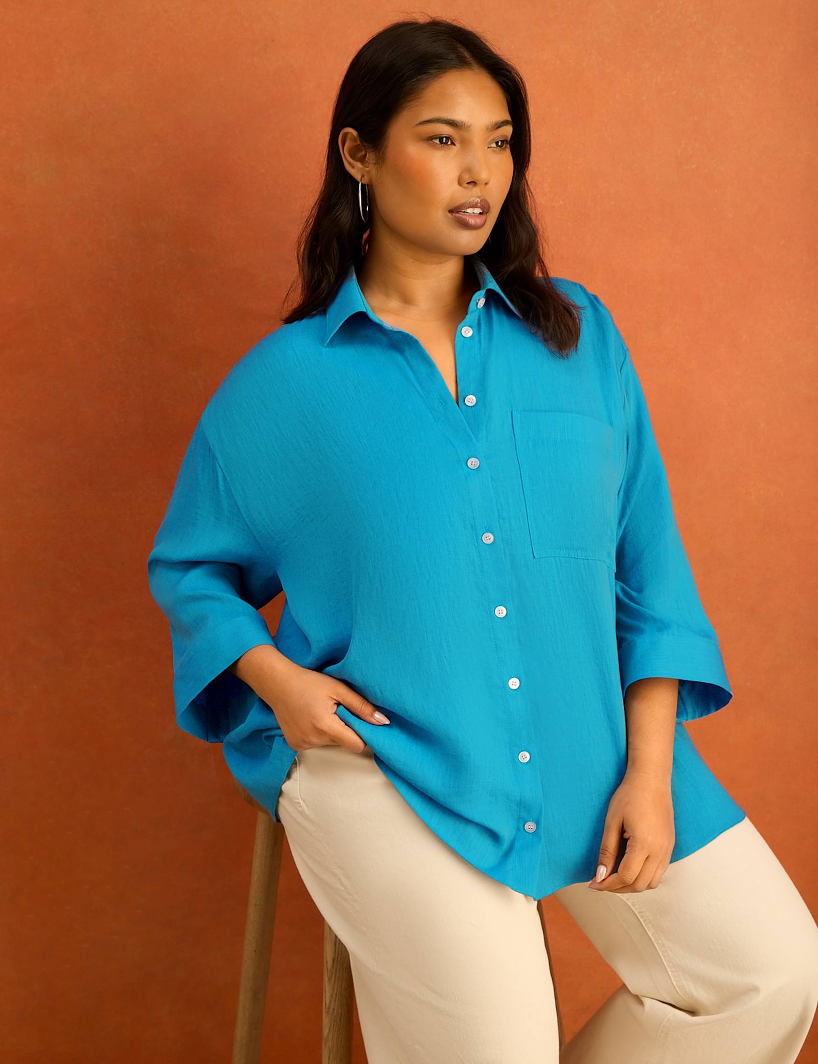 Collared Button Through Shirt - image 3
