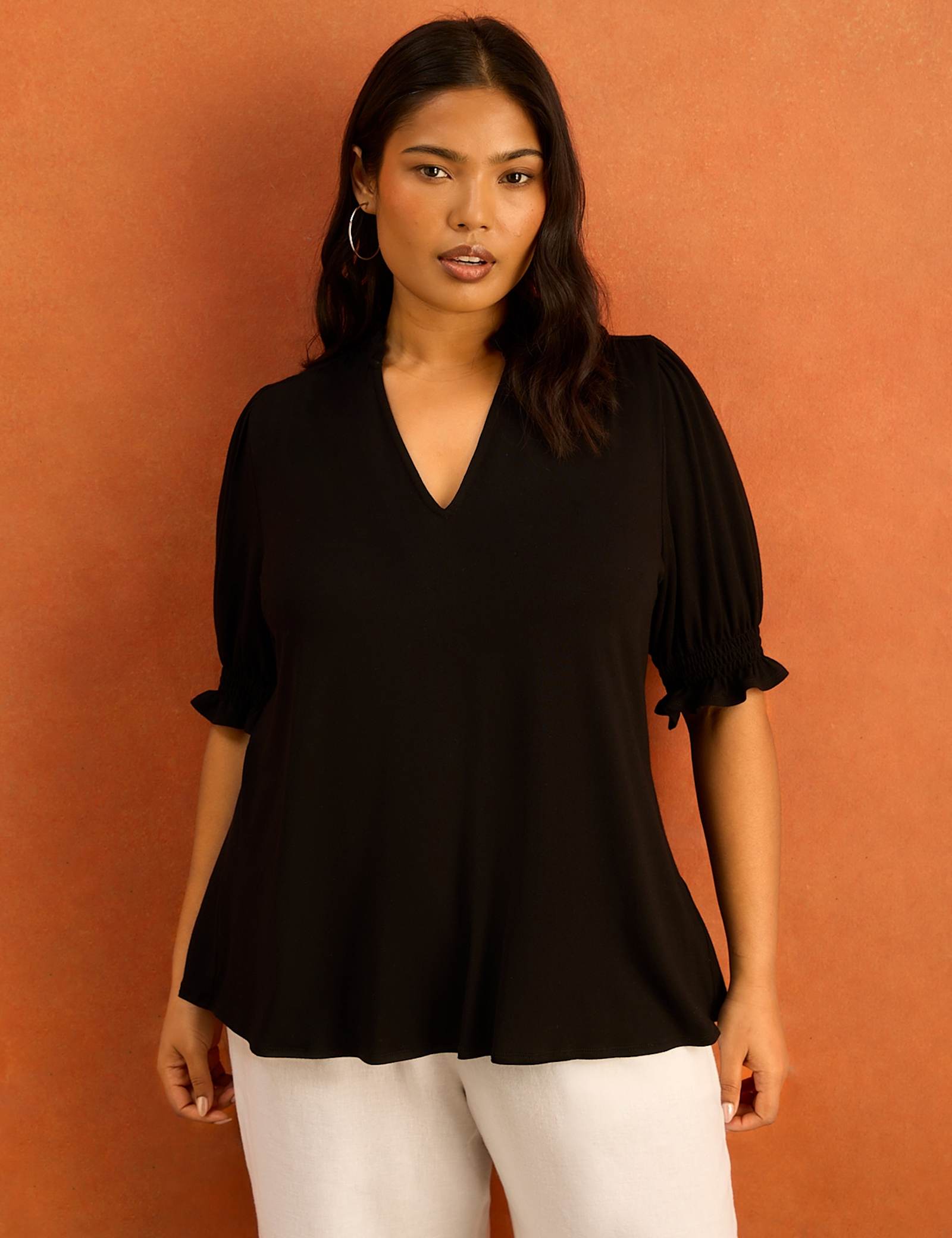 V-Neck Blouse - image 5