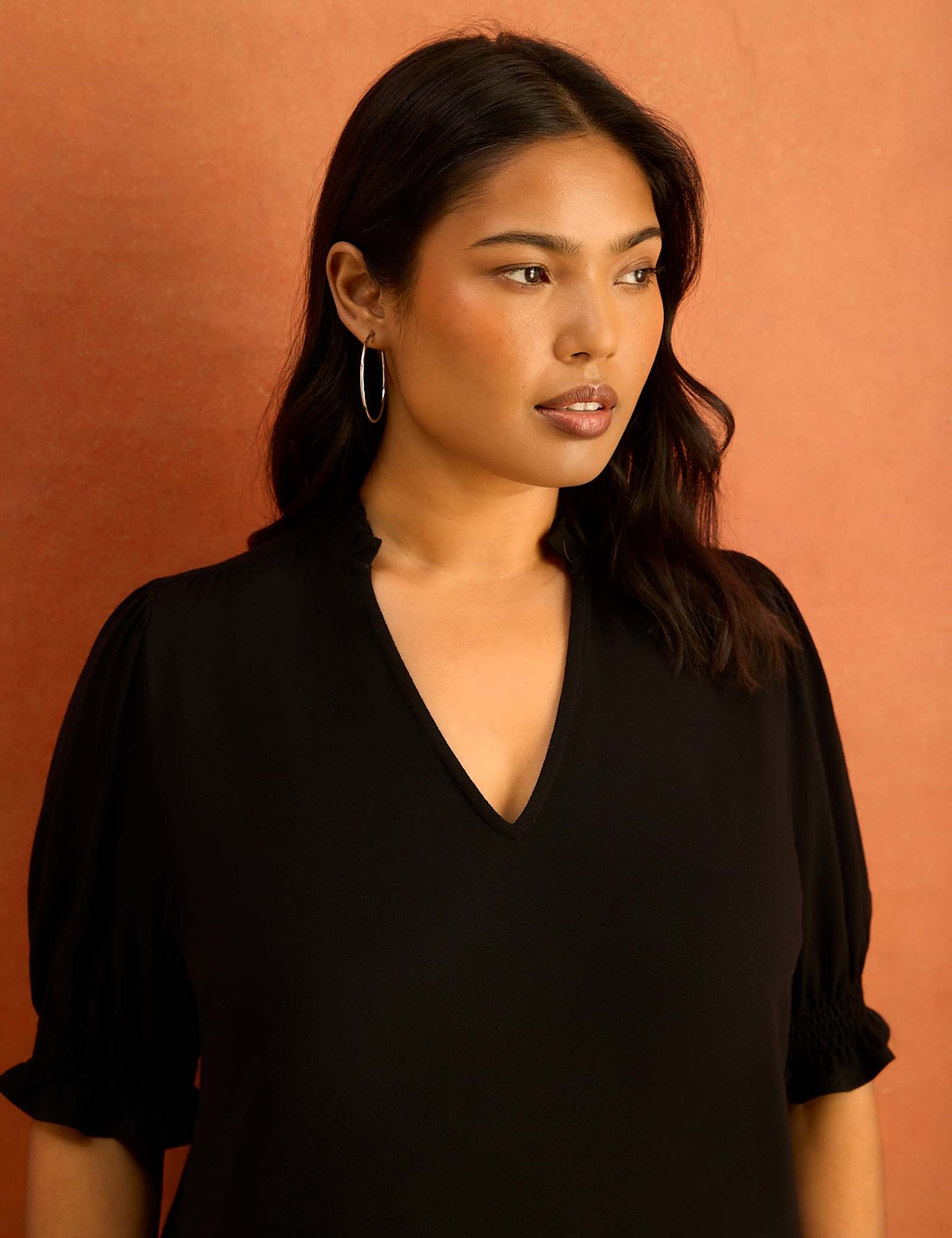 V-Neck Blouse - image 3