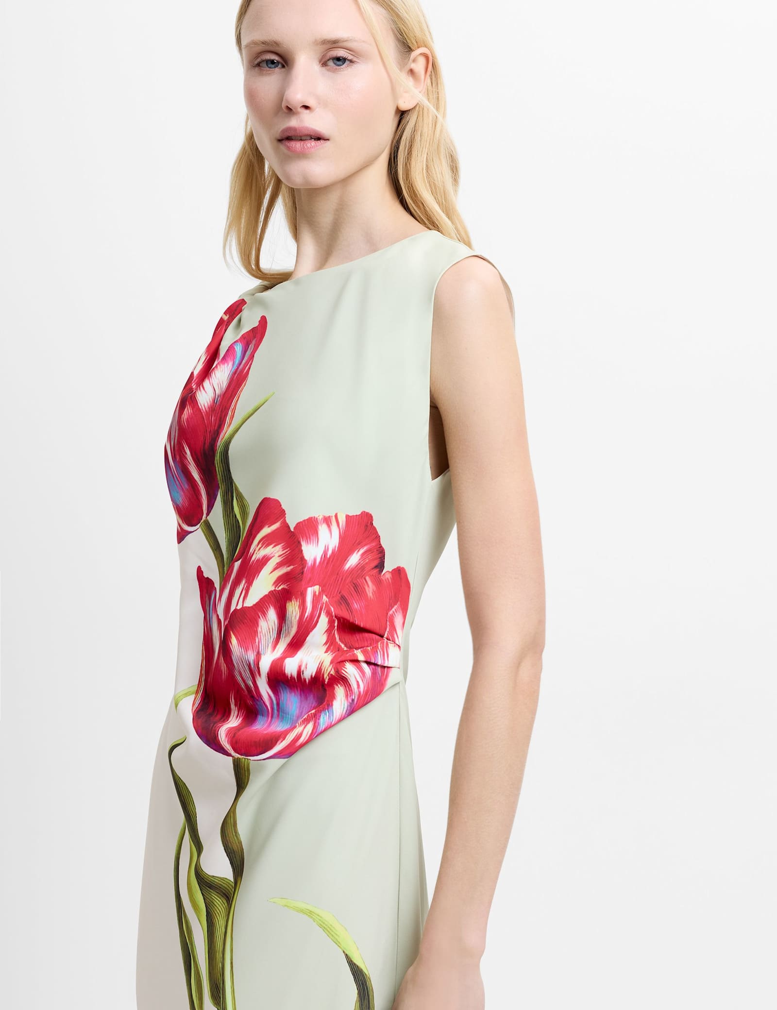 Floral One Shoulder Midaxi Column Dress - image 4