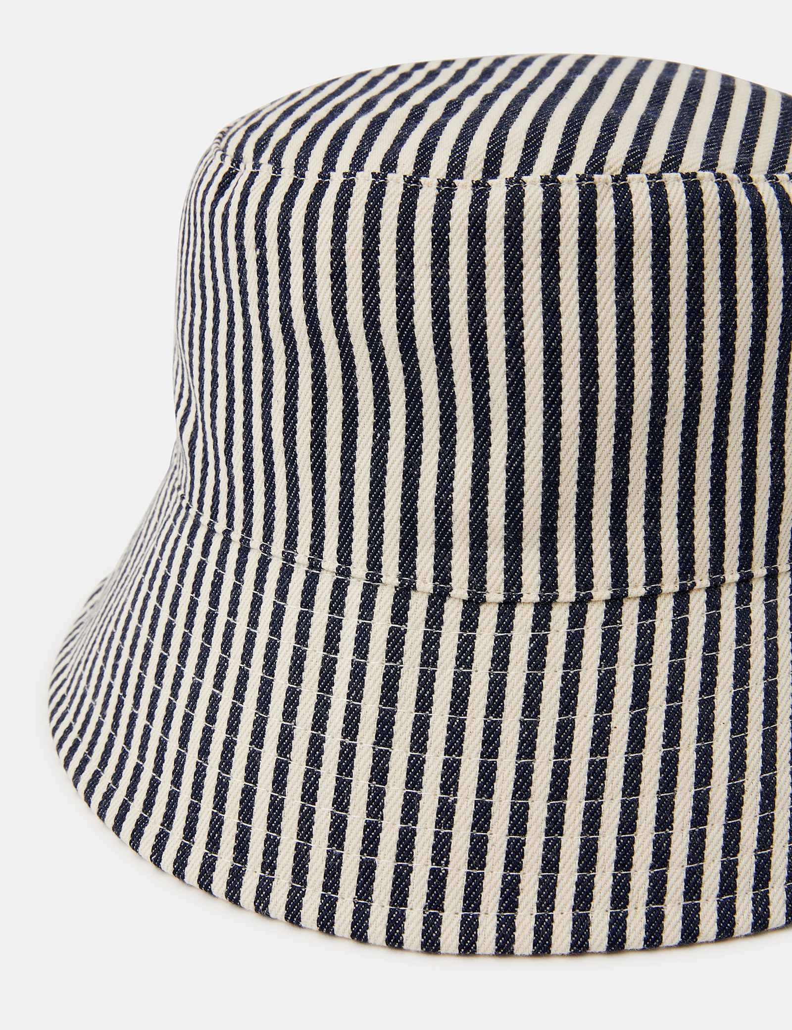 Pure Cotton Striped Bucket Hat - image 2