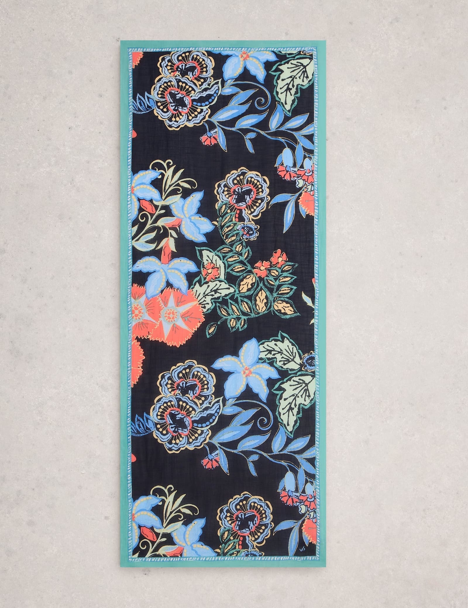 Cotton Blend Printed Scarf - image 4