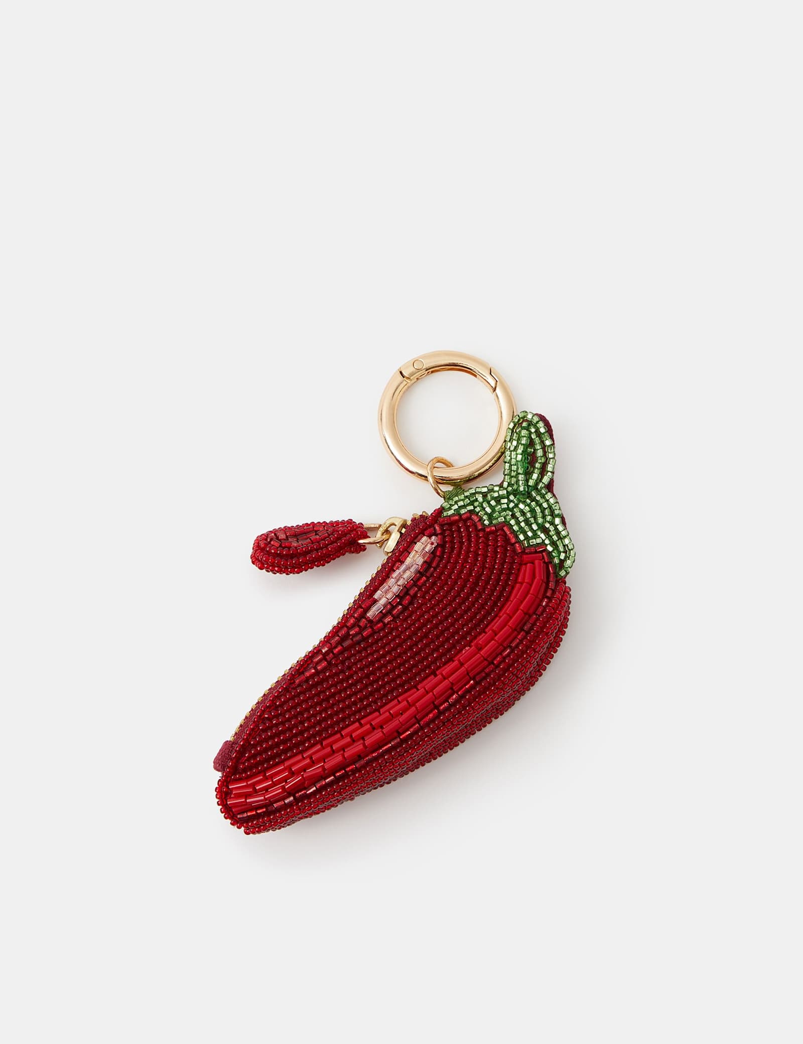 Beaded Chilli Bag Charm - image 1
