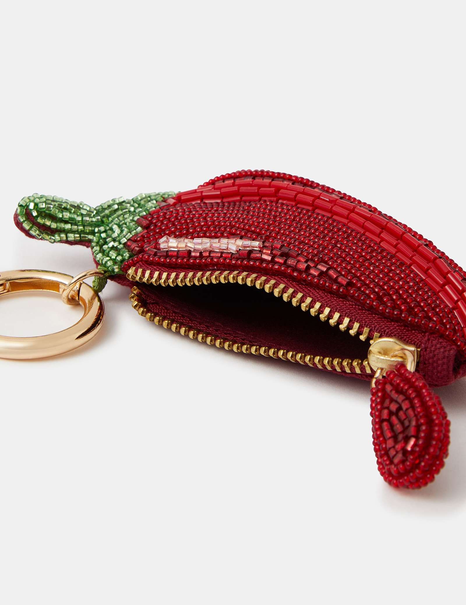 Beaded Chilli Bag Charm - image 3