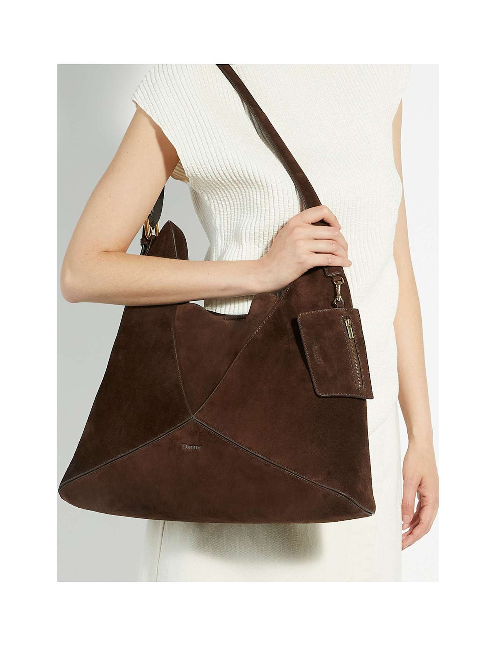Suede Shoulder Bag - image 2