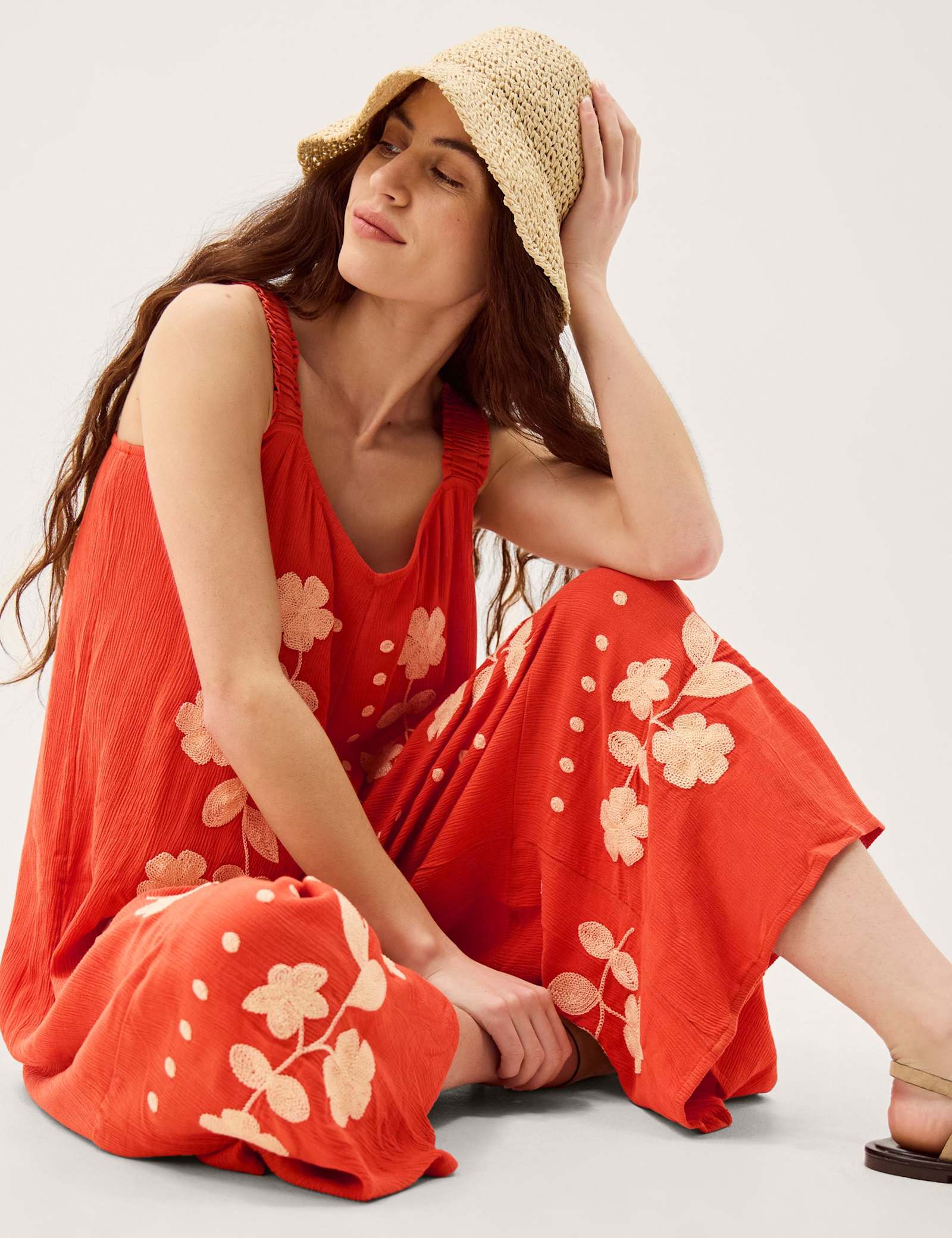Embroidered Jumpsuit - image 2