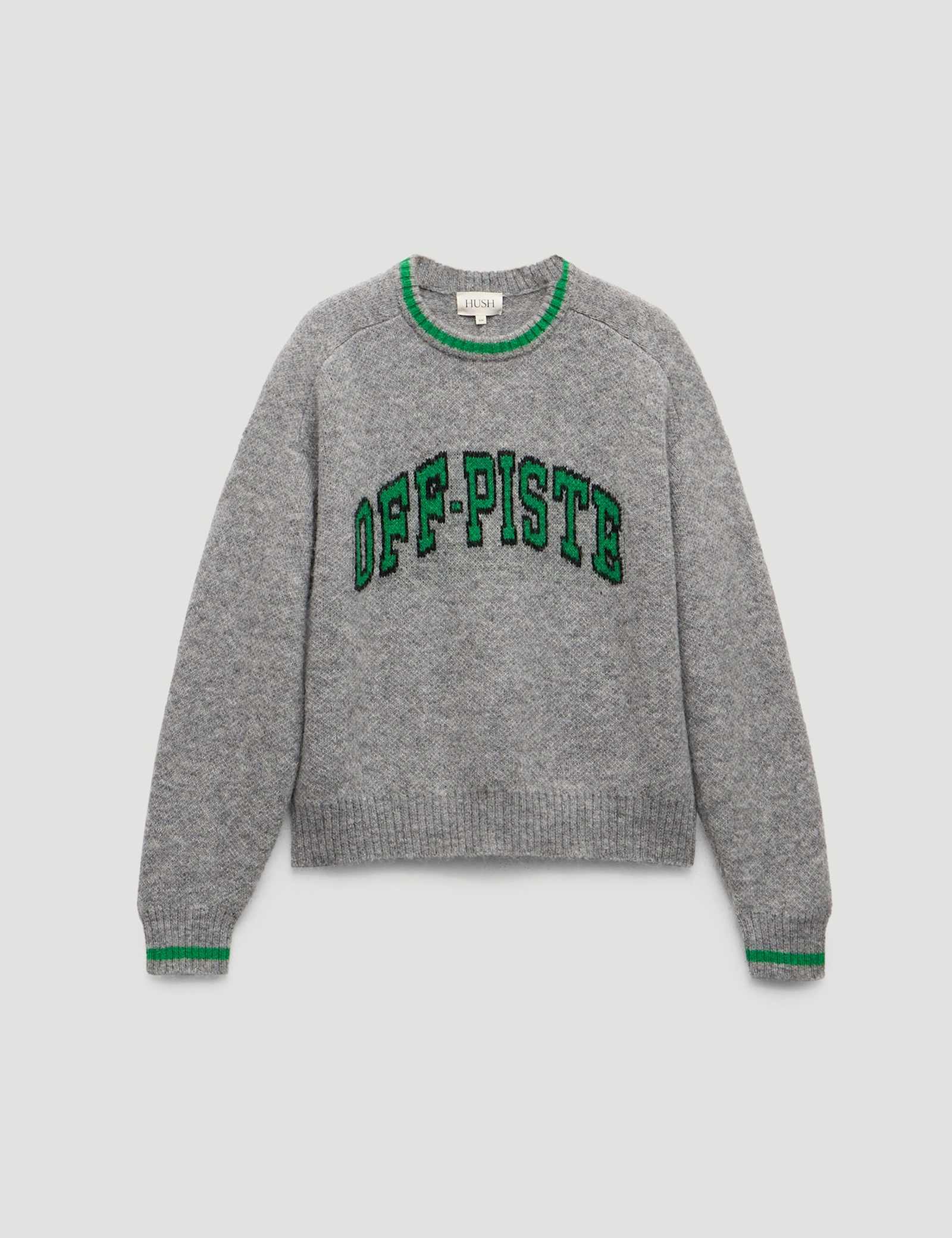 Wool Blend Off Piste Slogan Jumper - image 1