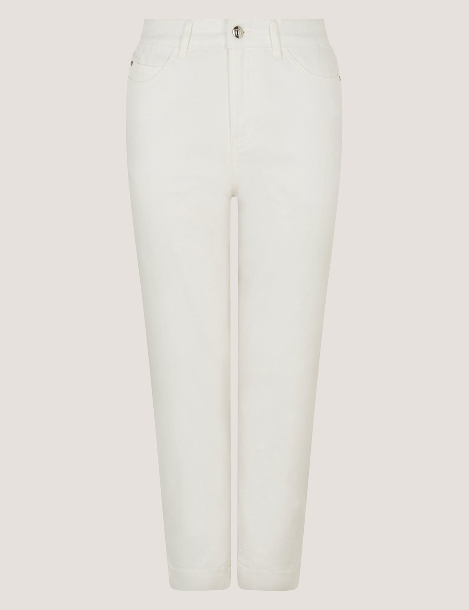 Mid Rise Slim Fit Cropped Jeans - image 1