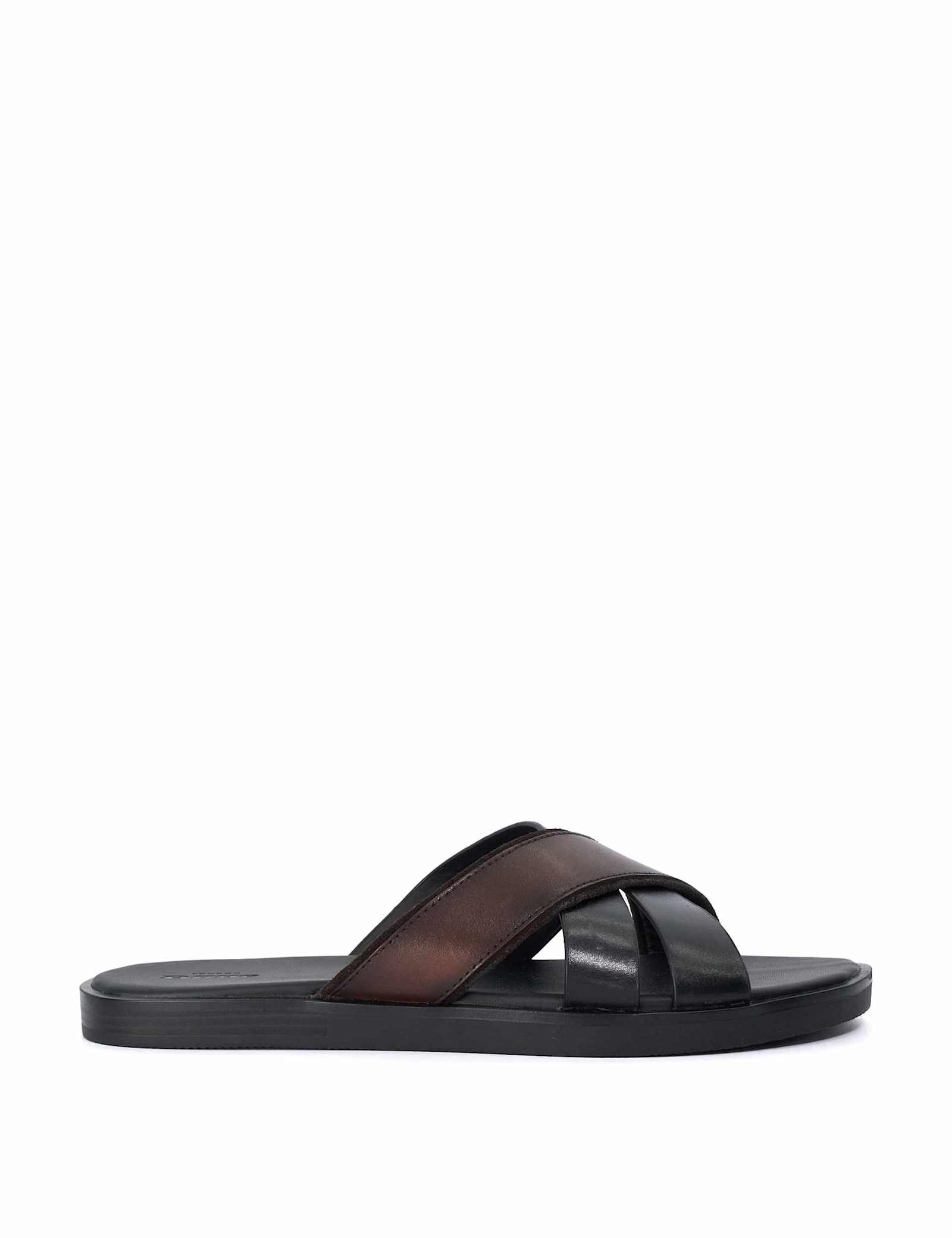 Leather Slider Sandals - image 1